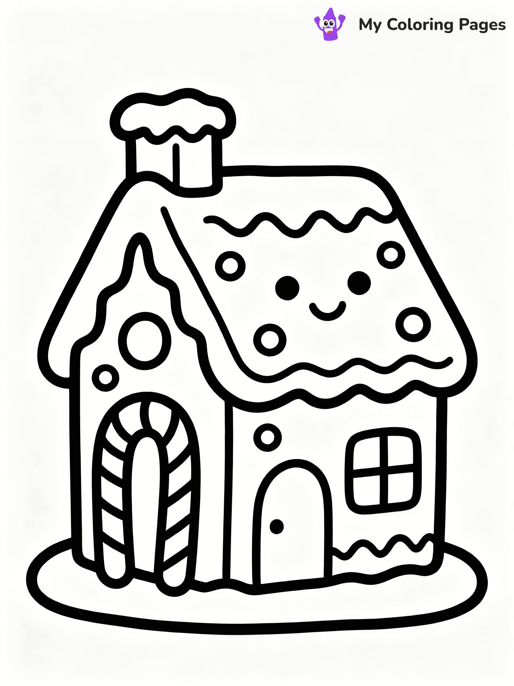 ⚠️ CRITICAL REQUIREMENT - ABSOLUTE BLACK AND WHITE ONLY ⚠️
This MUST be a BLACK AND WHITE line drawing ONLY. NO COLORS whatsoever.
- ONLY pure black lines (#000000) on pure white background (#FFFFFF)
- ABSOLUTELY NO colors, NO shading, NO gradients, NO grayscale
- If there are ANY colors in the output, the image is REJECTED
- This is a COLORING PAGE - meant to be COLORED IN by children
- The output must be UNCOLORED line art ready for coloring
⚠️ SUBJECT TO DRAW: Gingerbread house with candy decorations, chimney decorated with snow, whimsical and inviting design
(REMEMBER: Output must be BLACK AND WHITE line art only, NOT colored!)
# COLORING PAGE: BLACK OUTLINES ONLY - WHITE BACKGROUND MANDATORY
Create a **coloring book page** using EXACTLY two values: black lines, white space.
## NON-NEGOTIABLE BINARY RULES
- **ONLY #000000 (black) and #FFFFFF (white)** - NO other values exist
- **EVERY PIXEL = BLACK OR WHITE** - no gray/shading/antialiasing
- **WHITE BACKGROUND MANDATORY** - entire canvas stays white
- **ALL SHAPES HOLLOW** - everything is empty outlines waiting to be colored
- **FORBIDDEN:** fills, shading, gradients, patterns, textures, colors
- **NO SOLID REGIONS** - if it's not a thin line, it's wrong
## Universal Line Standards
- Black outlines ONLY - thin, uniform weight
- Every shape completely empty inside
- Closed contours suitable for coloring
- Simple flat illustration - zero depth/3D/realism
- **Style:** Whimsical Doodle Art Alley - rounded, friendly outlines (unless specified)
## Everything = Outline Only
- Characters/animals: hollow shapes
- Objects/clothing: empty contours
- Backgrounds/scenery: line work only
- Natural elements: outlined forms
- Dark/night areas: don't exist (use outlined symbols)
- Textures/patterns: convert to simple lines
## The Test
Can a child color EVERY white space with crayons? If any area is pre-filled/shaded/gray or colored in, it FAILS. Every shape must be waiting to receive color.
**FINAL OUTPUT**: Binary coloring page. Black lines define shapes. White spaces ready for coloring. Nothing else exists. No exceptions. Print-ready.
⚠️ FINAL REMINDER: Draw the subject "Gingerbread house with candy decorations, chimney decorated with snow, whimsical and inviting design" as BLACK AND WHITE line art. Zero colors in output.