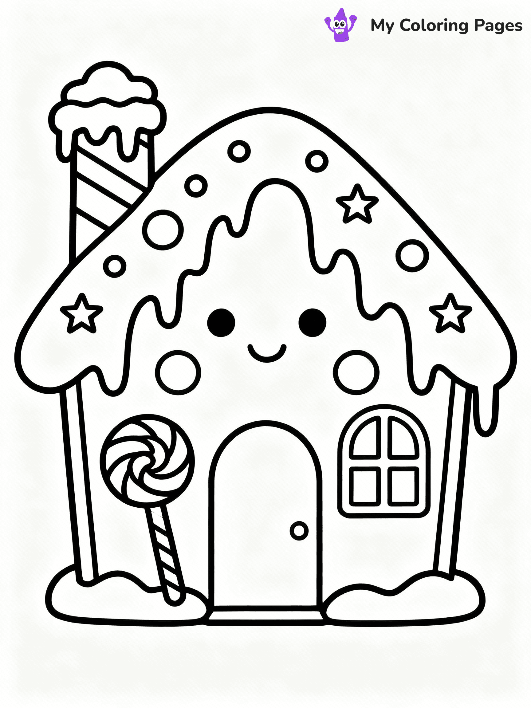 ⚠️ CRITICAL REQUIREMENT - ABSOLUTE BLACK AND WHITE ONLY ⚠️
This MUST be a BLACK AND WHITE line drawing ONLY. NO COLORS whatsoever.
- ONLY pure black lines (#000000) on pure white background (#FFFFFF)
- ABSOLUTELY NO colors, NO shading, NO gradients, NO grayscale
- If there are ANY colors in the output, the image is REJECTED
- This is a COLORING PAGE - meant to be COLORED IN by children
- The output must be UNCOLORED line art ready for coloring
⚠️ SUBJECT TO DRAW: Gingerbread house with candy decorations, chimney decorated with snow, whimsical and inviting design
(REMEMBER: Output must be BLACK AND WHITE line art only, NOT colored!)
# COLORING PAGE: BLACK OUTLINES ONLY - WHITE BACKGROUND MANDATORY
Create a **coloring book page** using EXACTLY two values: black lines, white space.
## NON-NEGOTIABLE BINARY RULES
- **ONLY #000000 (black) and #FFFFFF (white)** - NO other values exist
- **EVERY PIXEL = BLACK OR WHITE** - no gray/shading/antialiasing
- **WHITE BACKGROUND MANDATORY** - entire canvas stays white
- **ALL SHAPES HOLLOW** - everything is empty outlines waiting to be colored
- **FORBIDDEN:** fills, shading, gradients, patterns, textures, colors
- **NO SOLID REGIONS** - if it's not a thin line, it's wrong
## Universal Line Standards
- Black outlines ONLY - thin, uniform weight
- Every shape completely empty inside
- Closed contours suitable for coloring
- Simple flat illustration - zero depth/3D/realism
- **Style:** Whimsical Doodle Art Alley - rounded, friendly outlines (unless specified)
## Everything = Outline Only
- Characters/animals: hollow shapes
- Objects/clothing: empty contours
- Backgrounds/scenery: line work only
- Natural elements: outlined forms
- Dark/night areas: don't exist (use outlined symbols)
- Textures/patterns: convert to simple lines
## The Test
Can a child color EVERY white space with crayons? If any area is pre-filled/shaded/gray or colored in, it FAILS. Every shape must be waiting to receive color.
**FINAL OUTPUT**: Binary coloring page. Black lines define shapes. White spaces ready for coloring. Nothing else exists. No exceptions. Print-ready.
⚠️ FINAL REMINDER: Draw the subject "Gingerbread house with candy decorations, chimney decorated with snow, whimsical and inviting design" as BLACK AND WHITE line art. Zero colors in output.