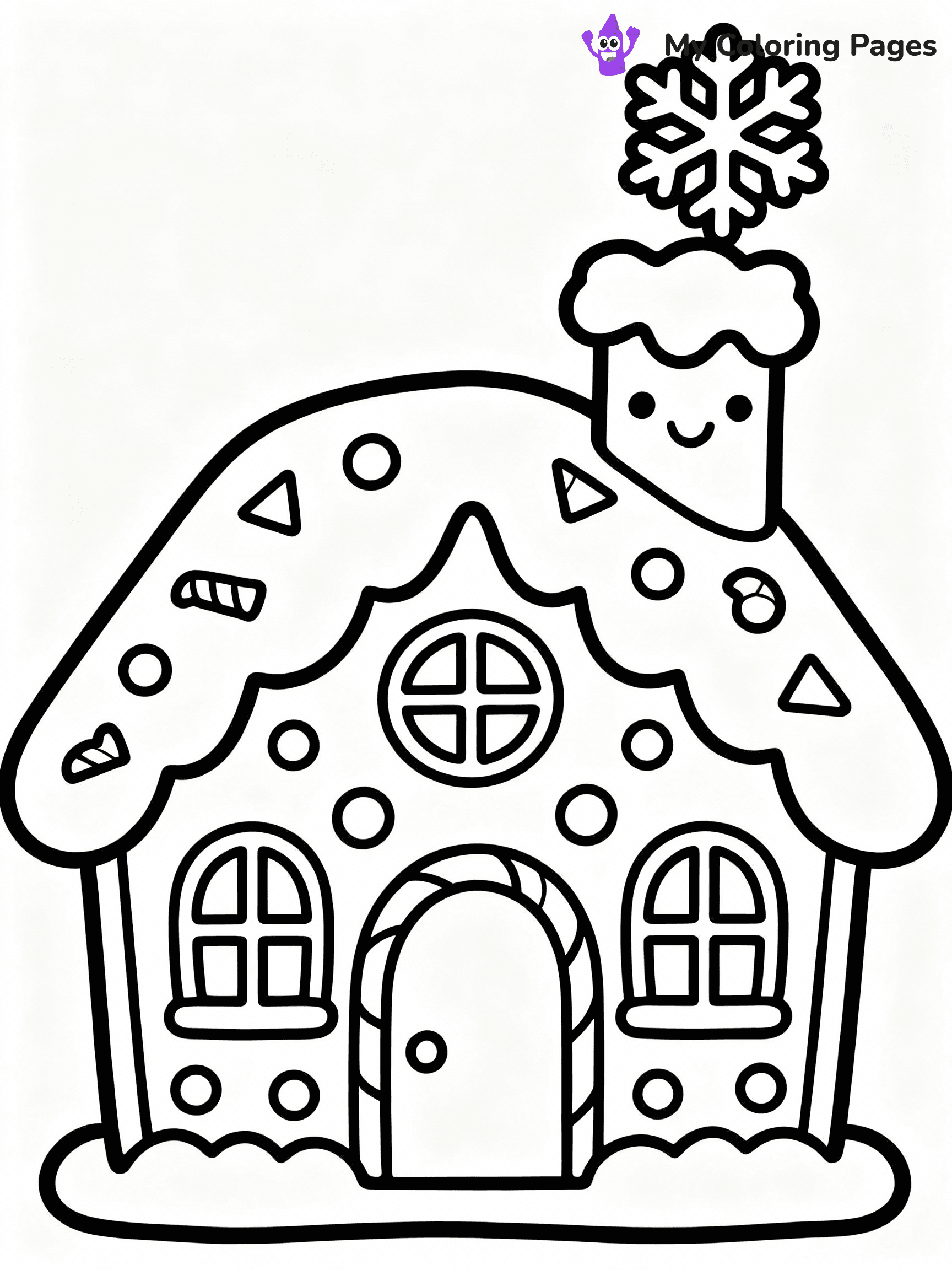 ⚠️ CRITICAL REQUIREMENT - ABSOLUTE BLACK AND WHITE ONLY ⚠️
This MUST be a BLACK AND WHITE line drawing ONLY. NO COLORS whatsoever.
- ONLY pure black lines (#000000) on pure white background (#FFFFFF)
- ABSOLUTELY NO colors, NO shading, NO gradients, NO grayscale
- If there are ANY colors in the output, the image is REJECTED
- This is a COLORING PAGE - meant to be COLORED IN by children
- The output must be UNCOLORED line art ready for coloring
⚠️ SUBJECT TO DRAW: Gingerbread house with candy decorations, chimney decorated with snow, whimsical and inviting design
(REMEMBER: Output must be BLACK AND WHITE line art only, NOT colored!)
# COLORING PAGE: BLACK OUTLINES ONLY - WHITE BACKGROUND MANDATORY
Create a **coloring book page** using EXACTLY two values: black lines, white space.
## NON-NEGOTIABLE BINARY RULES
- **ONLY #000000 (black) and #FFFFFF (white)** - NO other values exist
- **EVERY PIXEL = BLACK OR WHITE** - no gray/shading/antialiasing
- **WHITE BACKGROUND MANDATORY** - entire canvas stays white
- **ALL SHAPES HOLLOW** - everything is empty outlines waiting to be colored
- **FORBIDDEN:** fills, shading, gradients, patterns, textures, colors
- **NO SOLID REGIONS** - if it's not a thin line, it's wrong
## Universal Line Standards
- Black outlines ONLY - thin, uniform weight
- Every shape completely empty inside
- Closed contours suitable for coloring
- Simple flat illustration - zero depth/3D/realism
- **Style:** Whimsical Doodle Art Alley - rounded, friendly outlines (unless specified)
## Everything = Outline Only
- Characters/animals: hollow shapes
- Objects/clothing: empty contours
- Backgrounds/scenery: line work only
- Natural elements: outlined forms
- Dark/night areas: don't exist (use outlined symbols)
- Textures/patterns: convert to simple lines
## The Test
Can a child color EVERY white space with crayons? If any area is pre-filled/shaded/gray or colored in, it FAILS. Every shape must be waiting to receive color.
**FINAL OUTPUT**: Binary coloring page. Black lines define shapes. White spaces ready for coloring. Nothing else exists. No exceptions. Print-ready.
⚠️ FINAL REMINDER: Draw the subject "Gingerbread house with candy decorations, chimney decorated with snow, whimsical and inviting design" as BLACK AND WHITE line art. Zero colors in output.