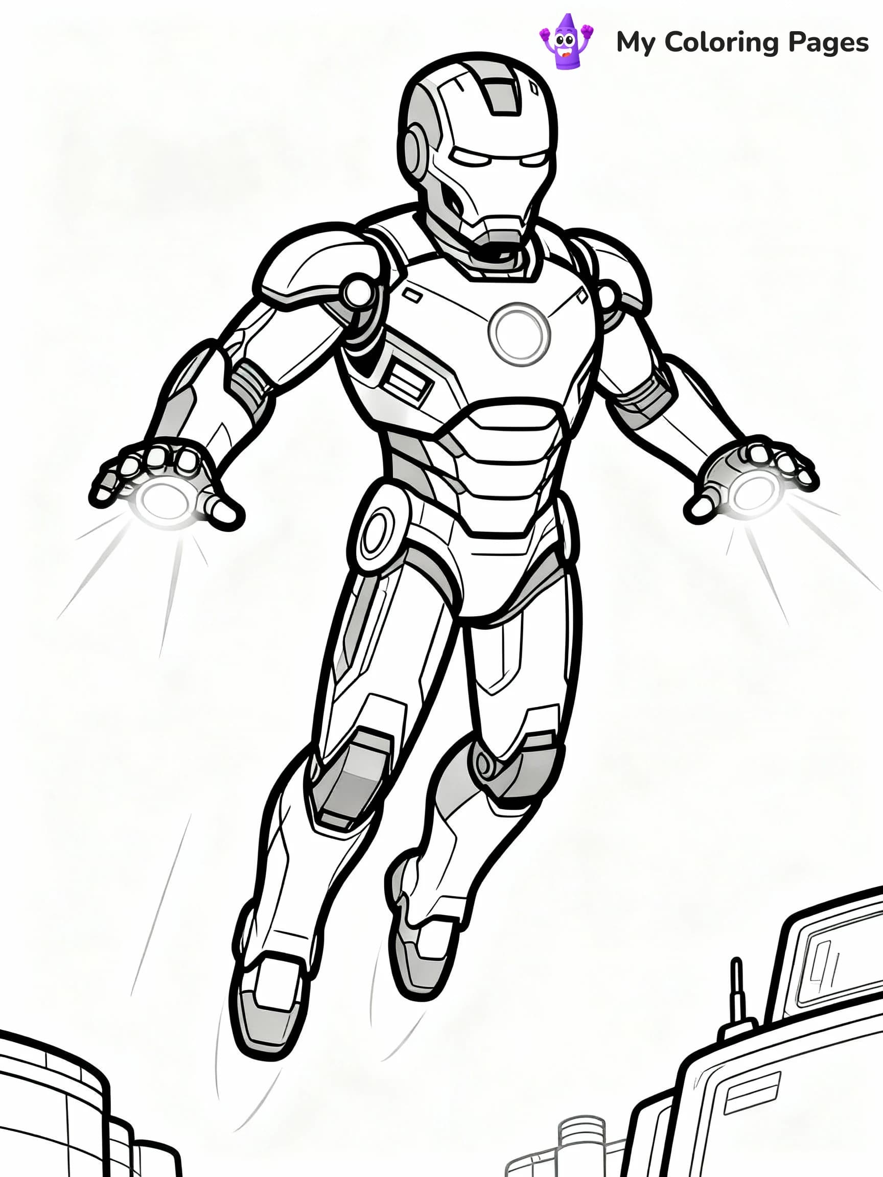 Super Hero Coloring Pages - 17
