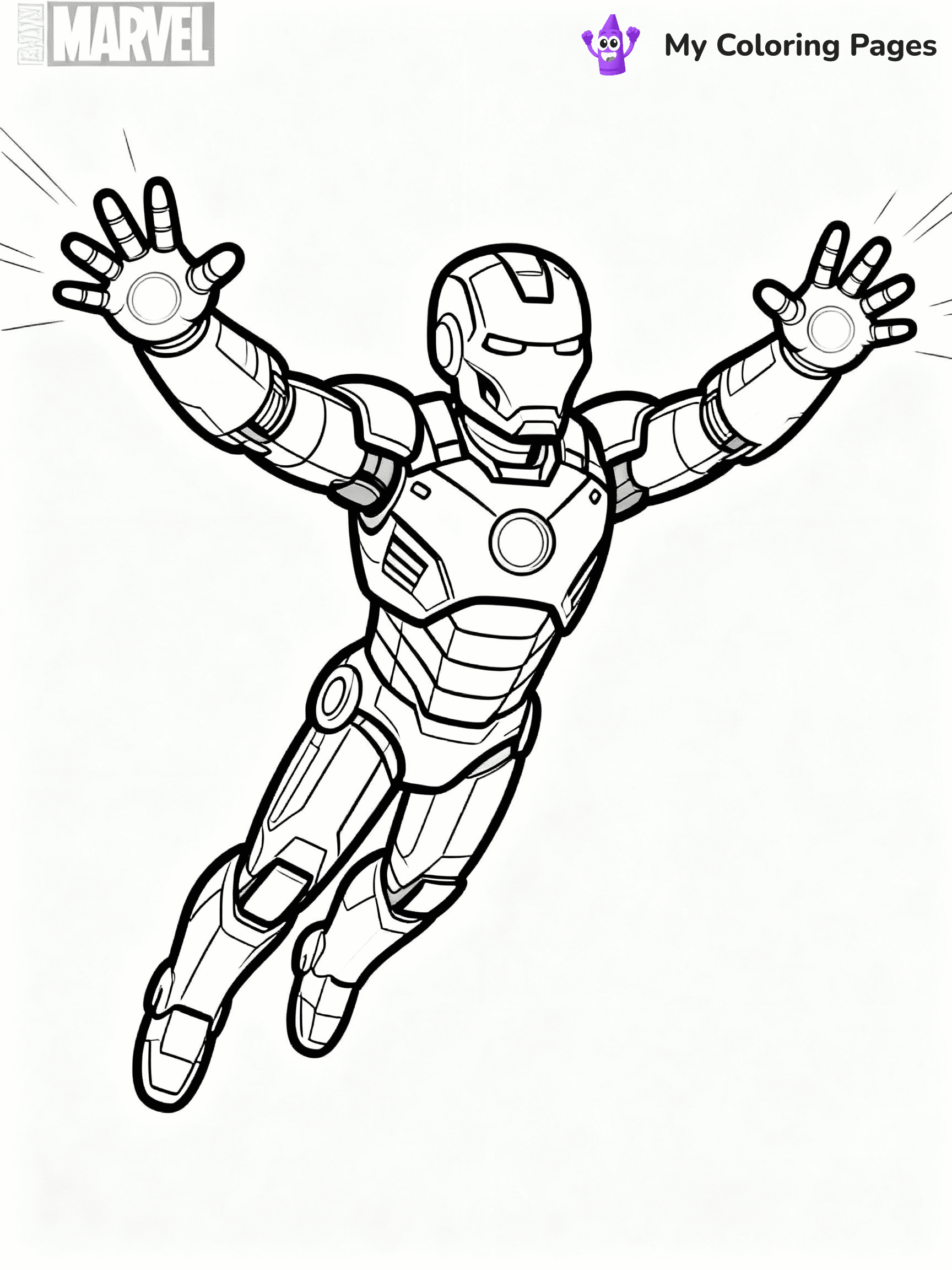 Super Hero Coloring Pages - 15