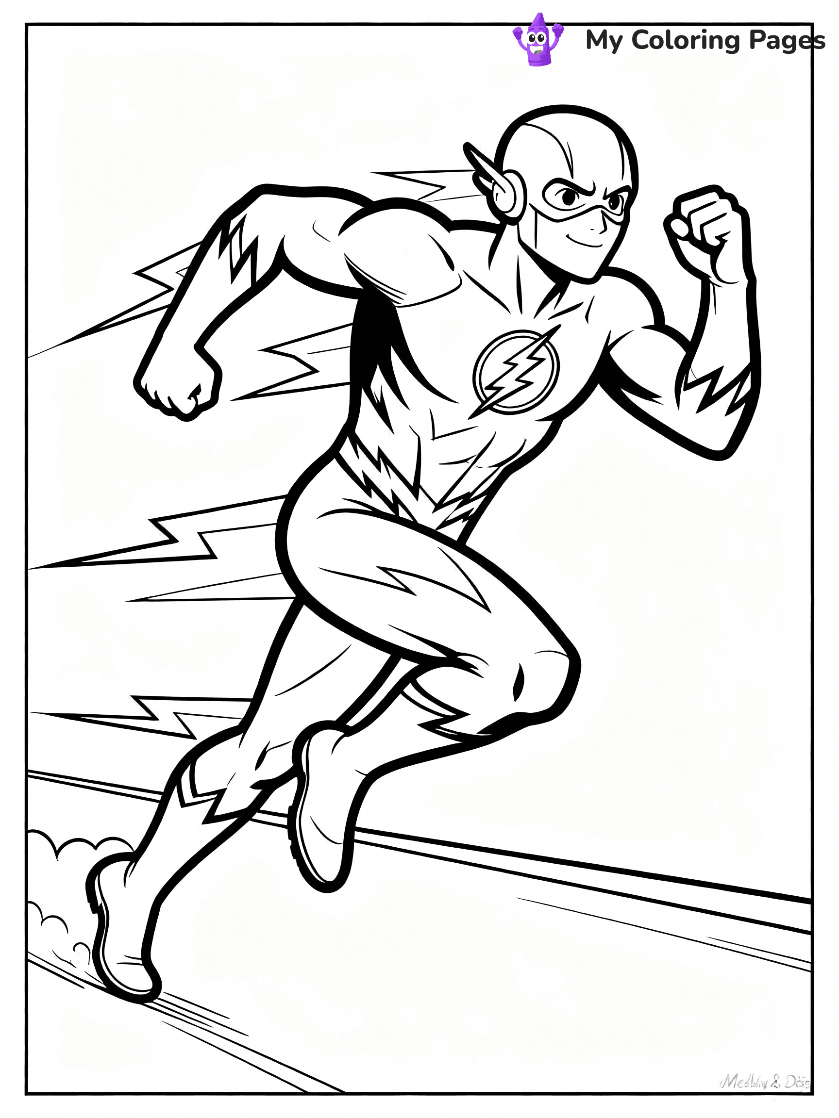Super Hero Coloring Pages - 9