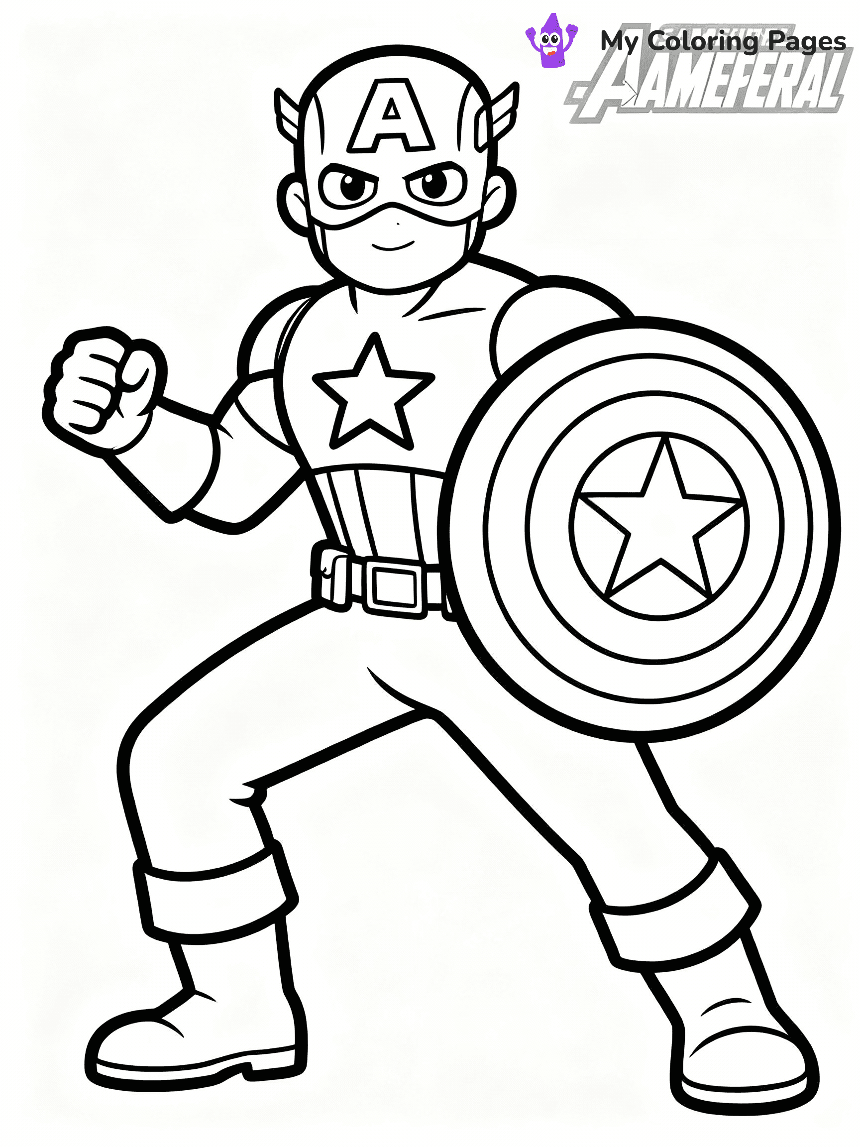 Super Hero Coloring Pages - 6