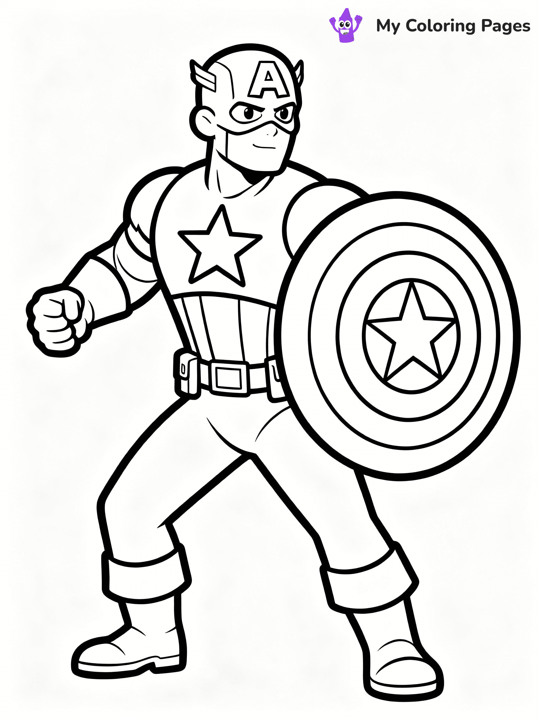 Super Hero Coloring Pages - 5