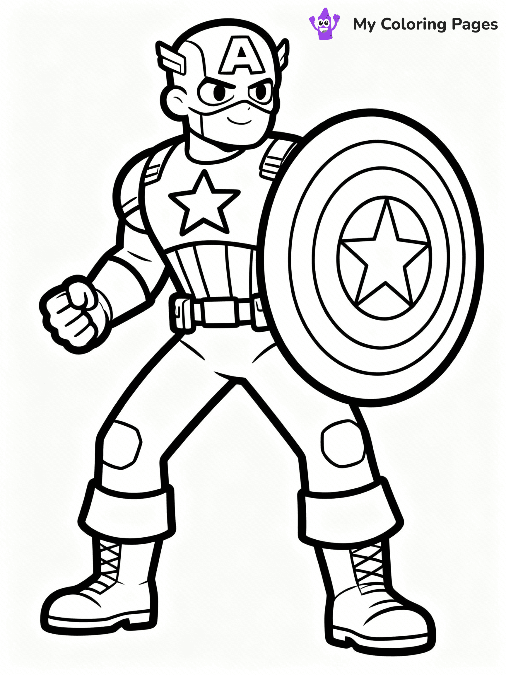 Super Hero Coloring Pages - 3