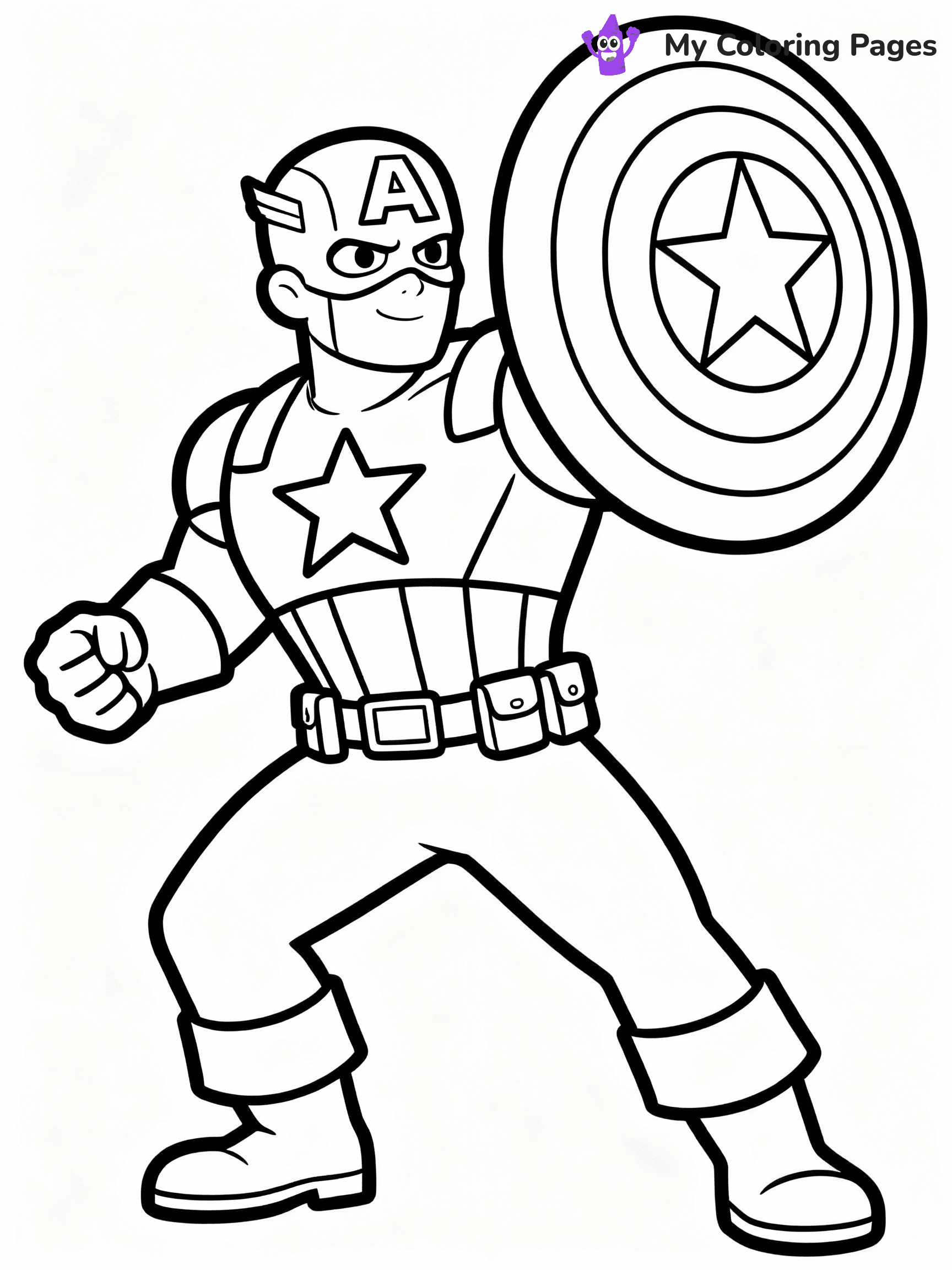 Super Hero Coloring Pages - 2
