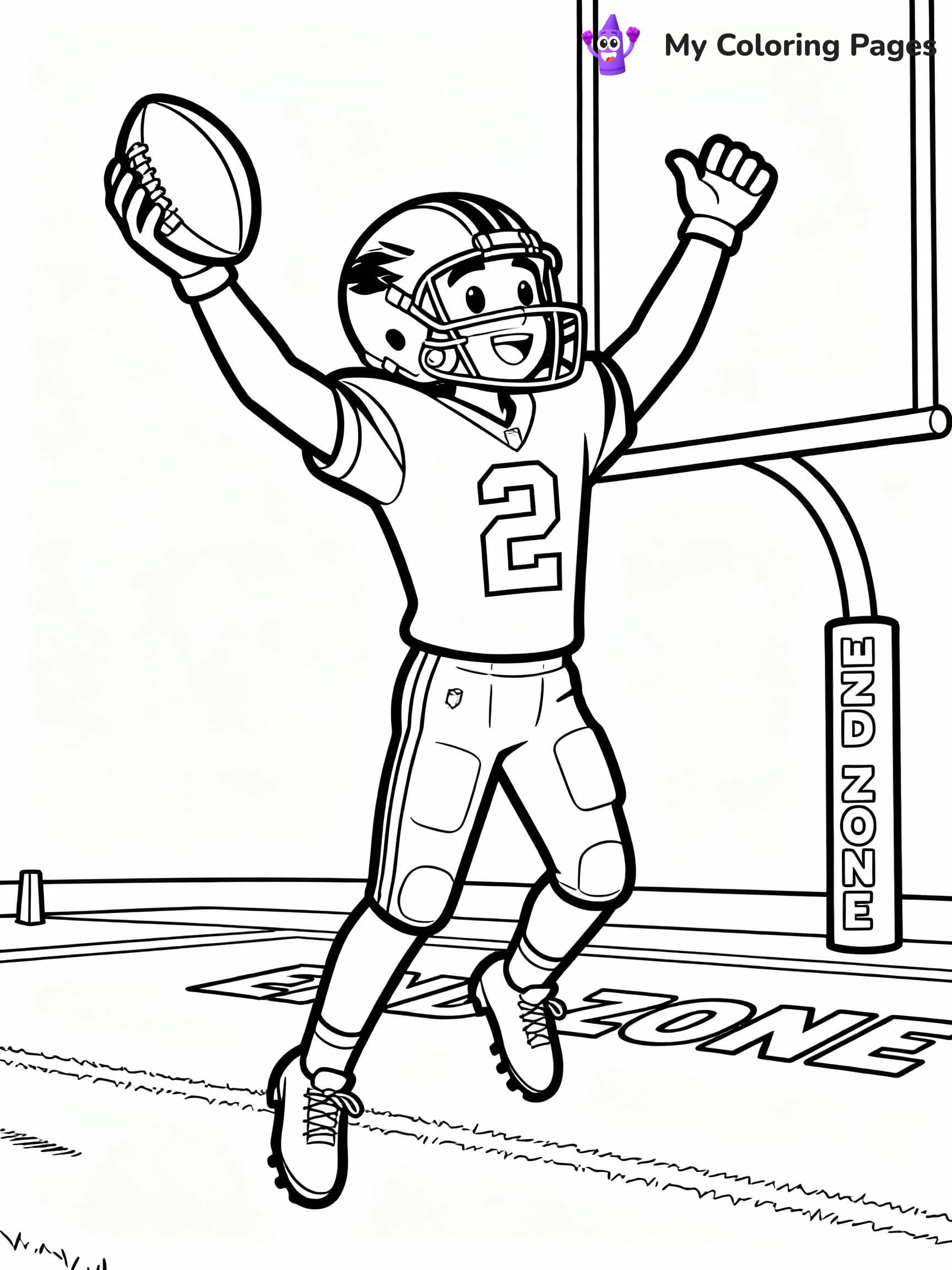 Justin Jefferson Coloring Pages - 3