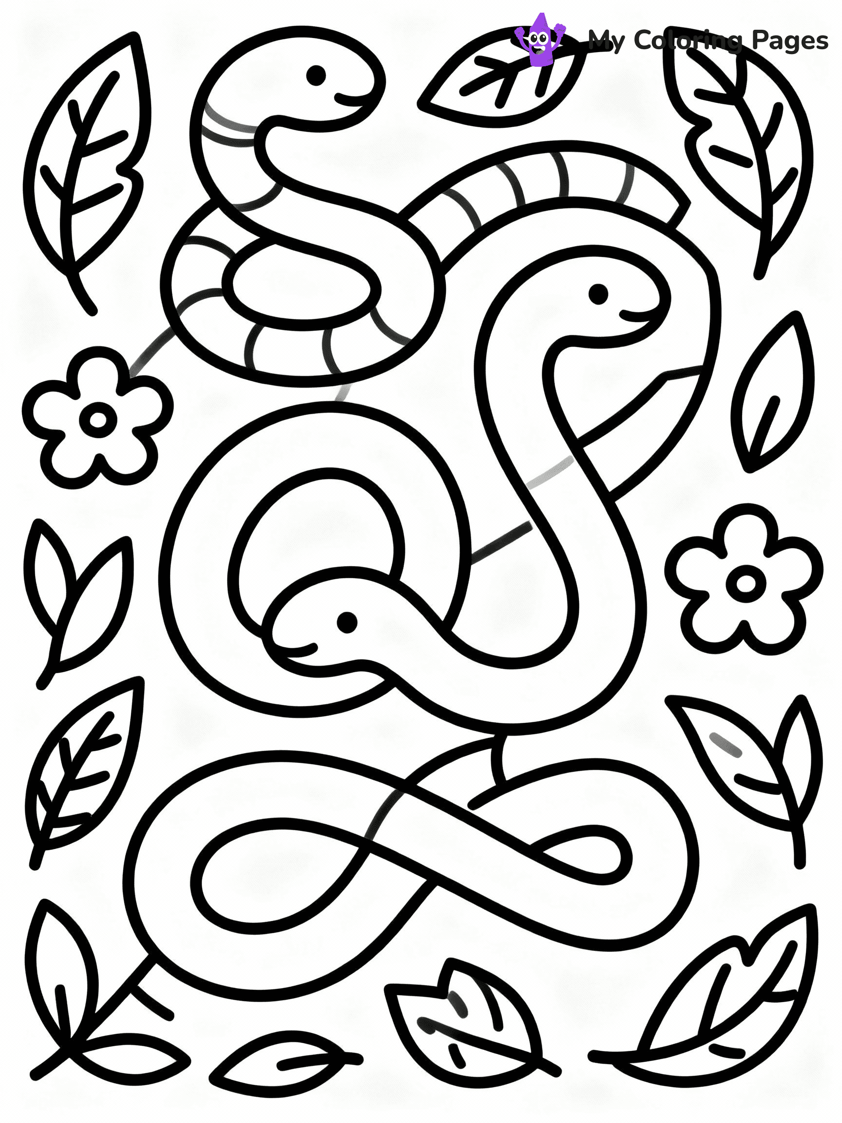 Snake Coloring Pages - 20