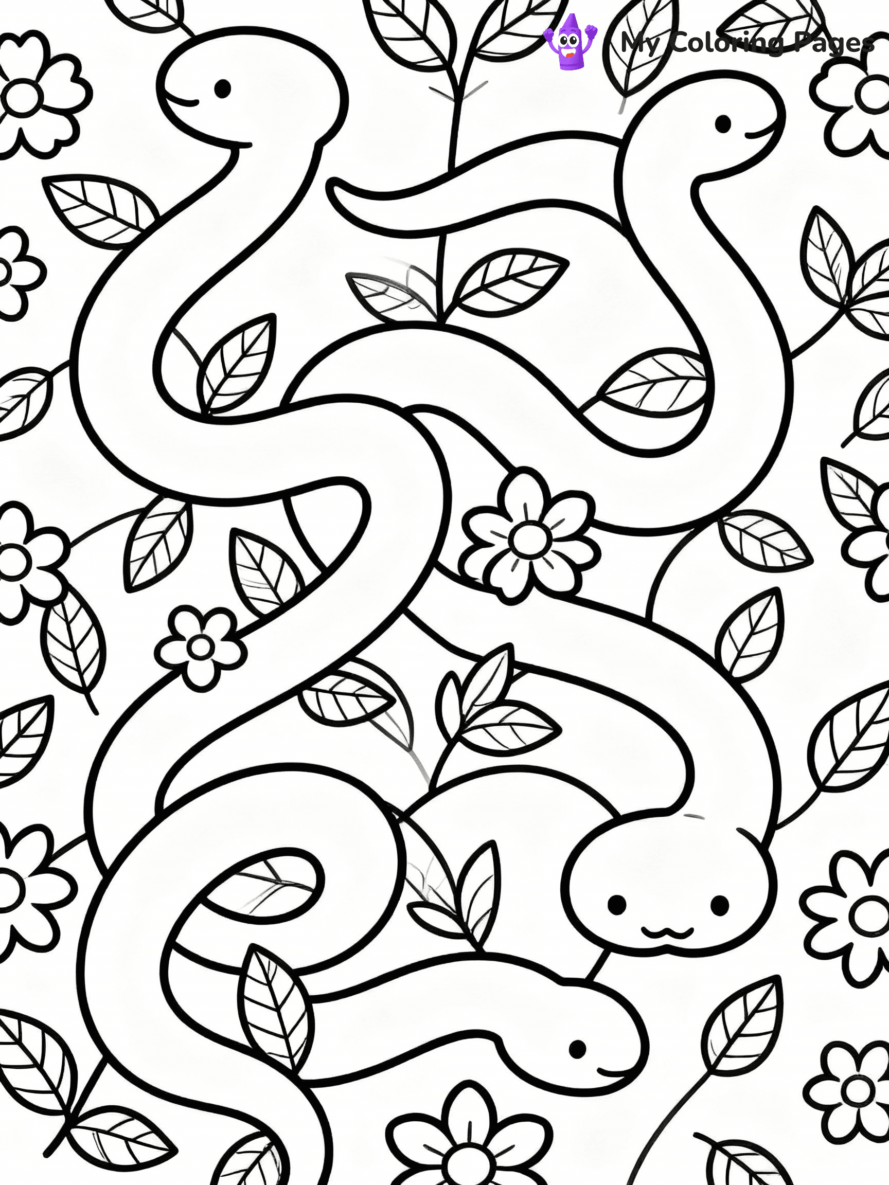 Snake Coloring Pages - 19