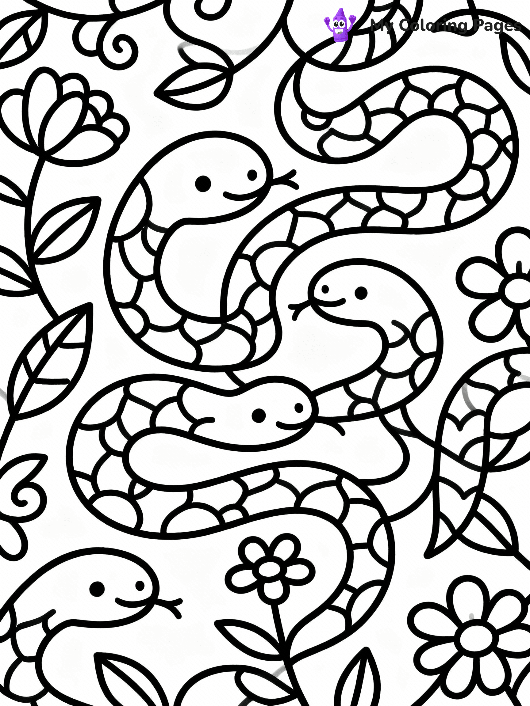 Snake Coloring Pages - 17
