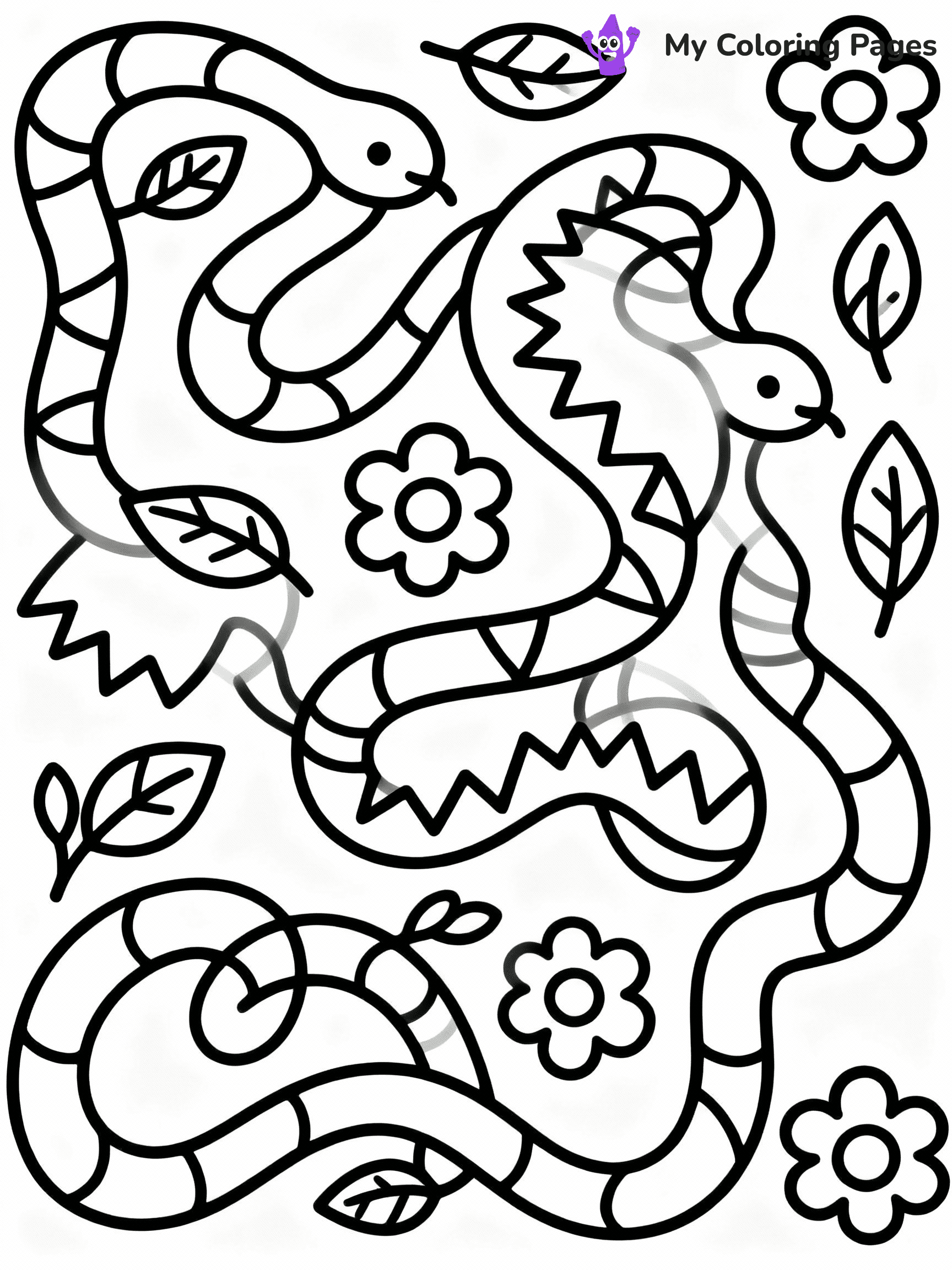 Snake Coloring Pages - 16