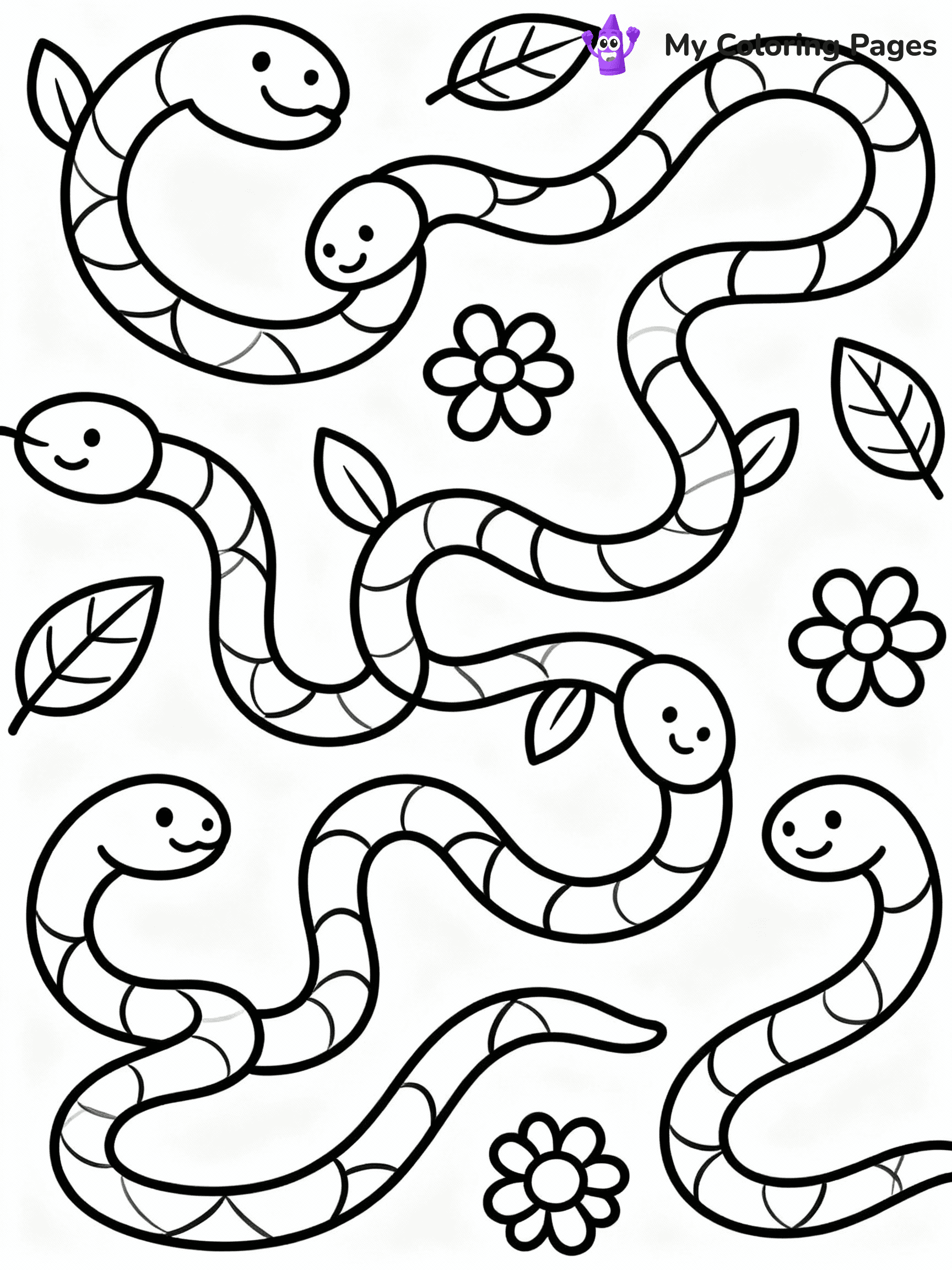 Snake Coloring Pages - 15