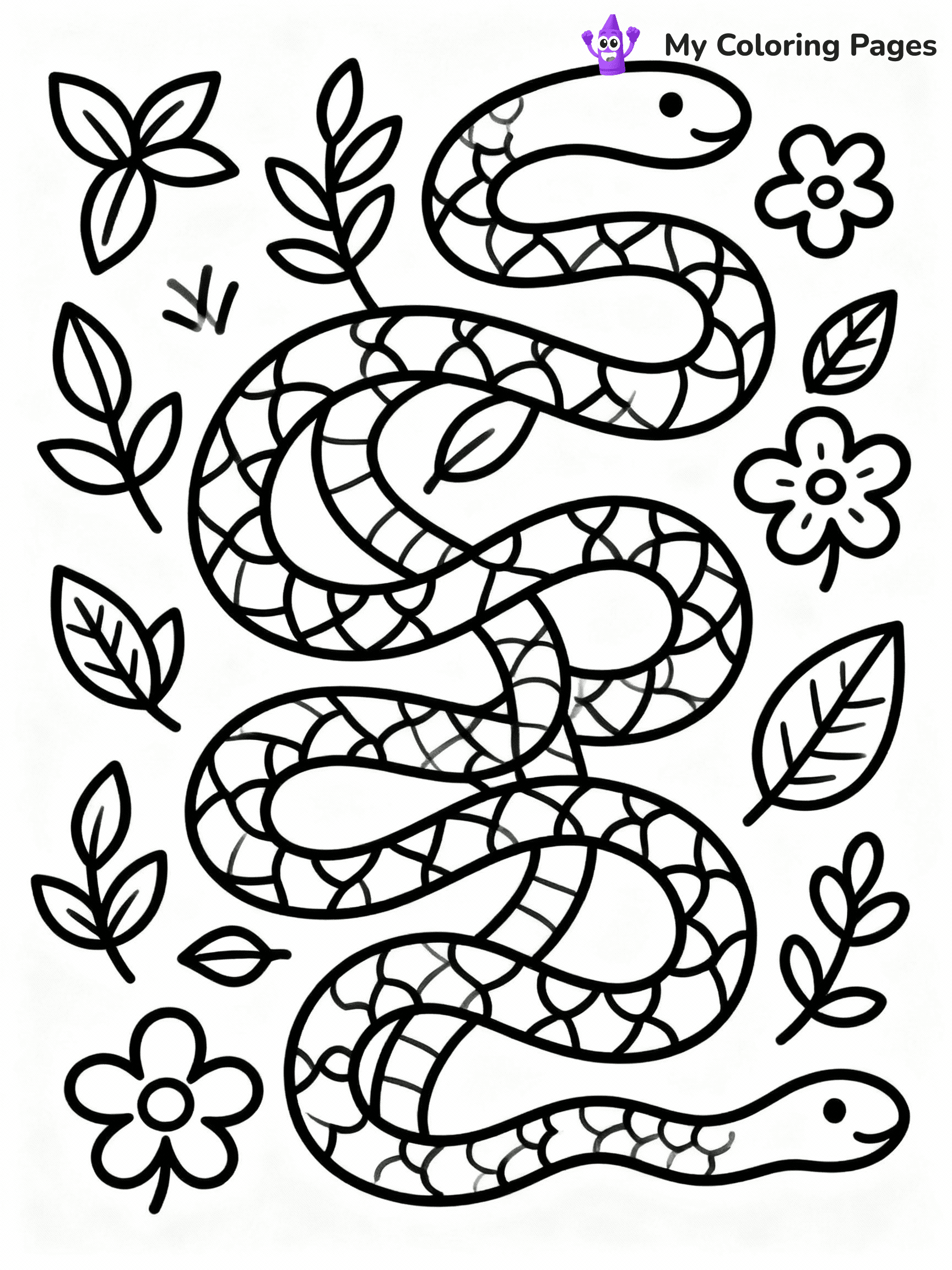 Snake Coloring Pages - 14