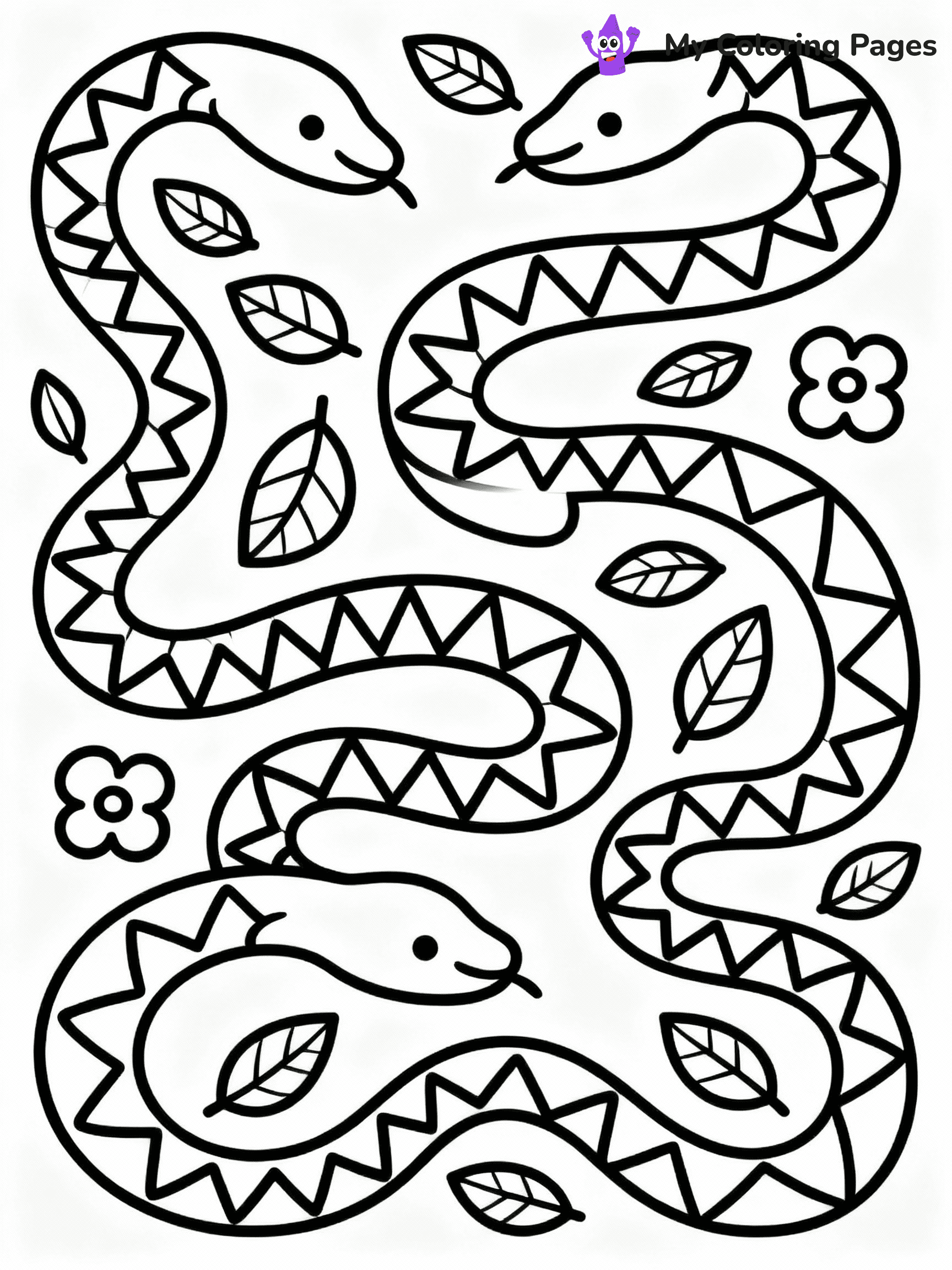 Snake Coloring Pages - 13