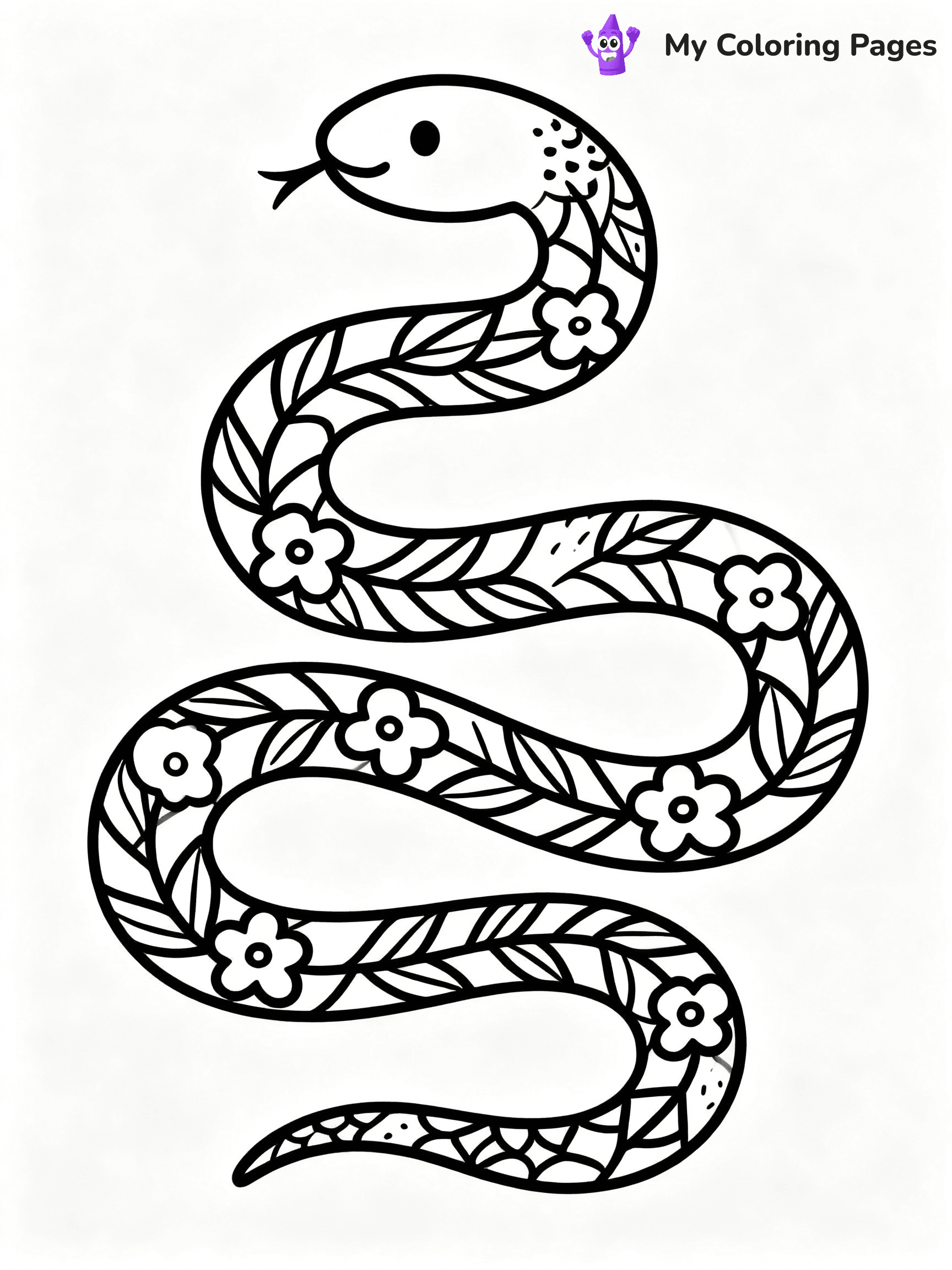 Snake Coloring Pages - 11