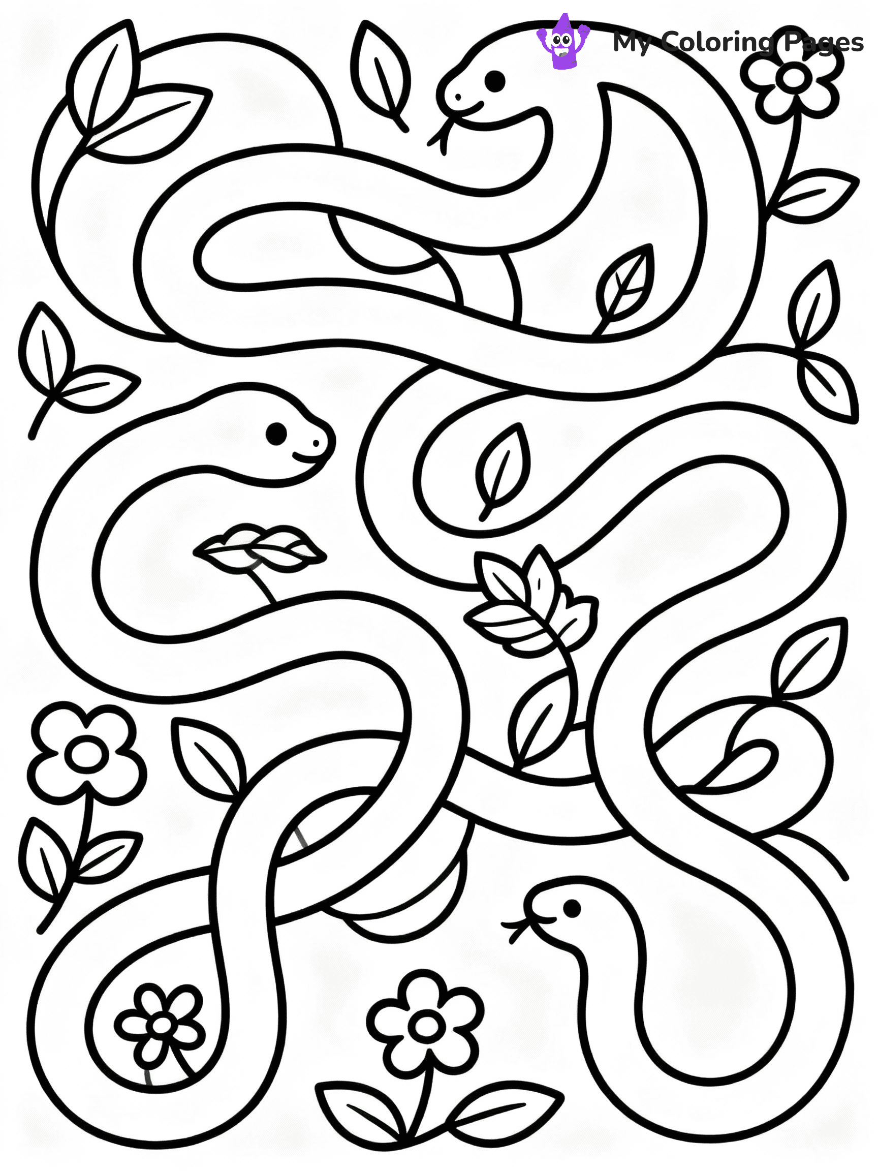 Snake Coloring Pages - 9