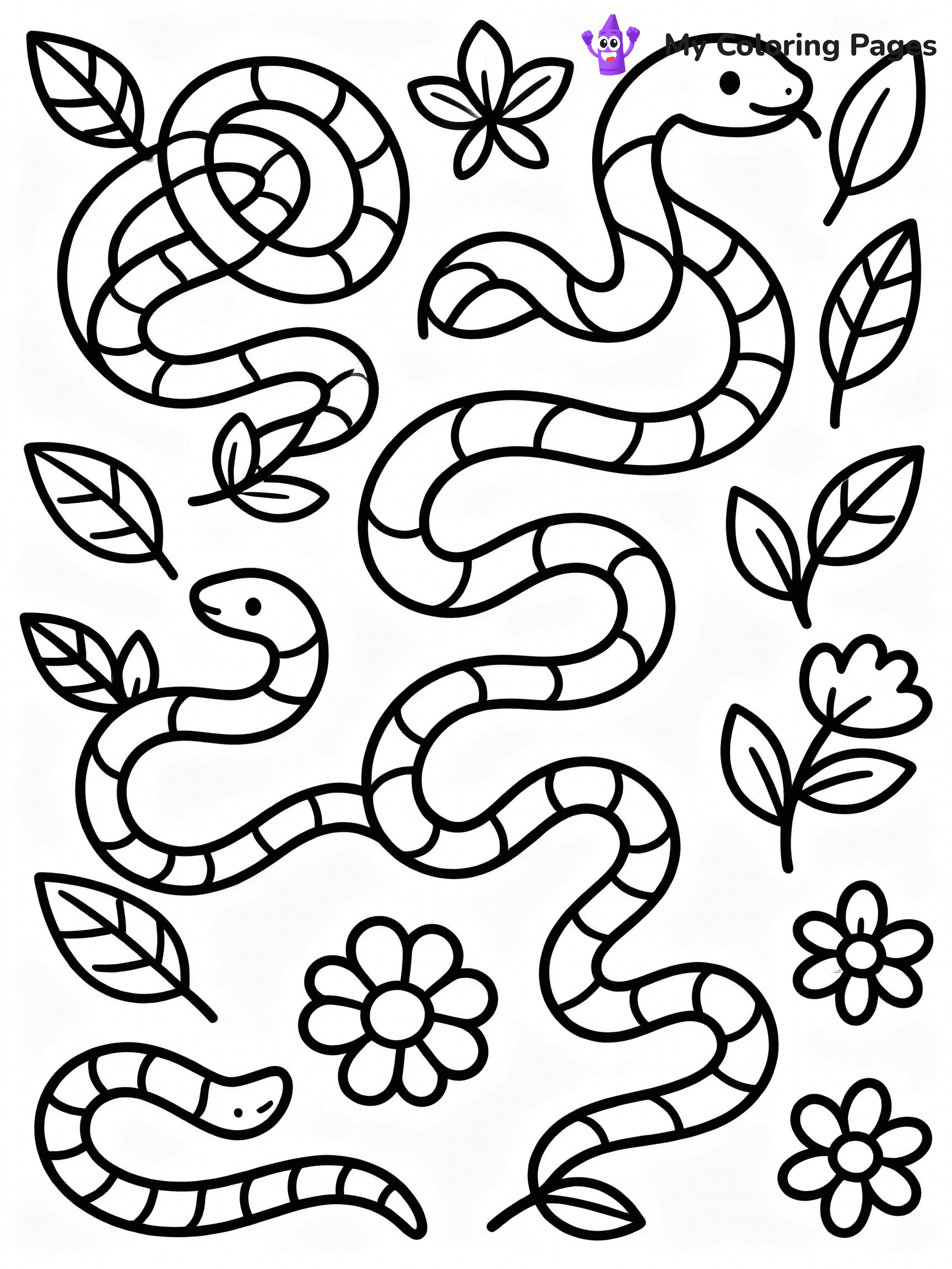 Snake Coloring Pages - 8