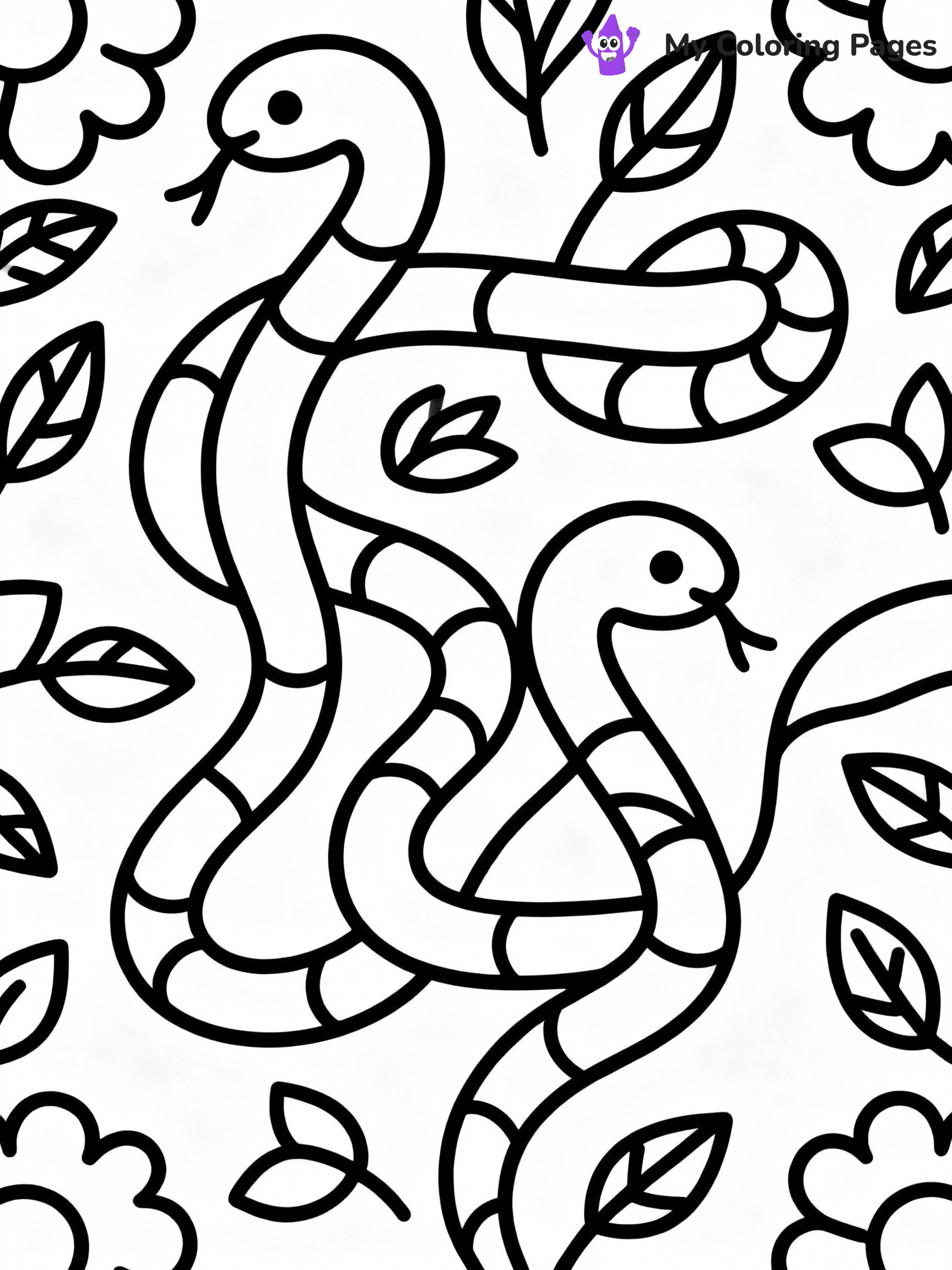Snake Coloring Pages - 6