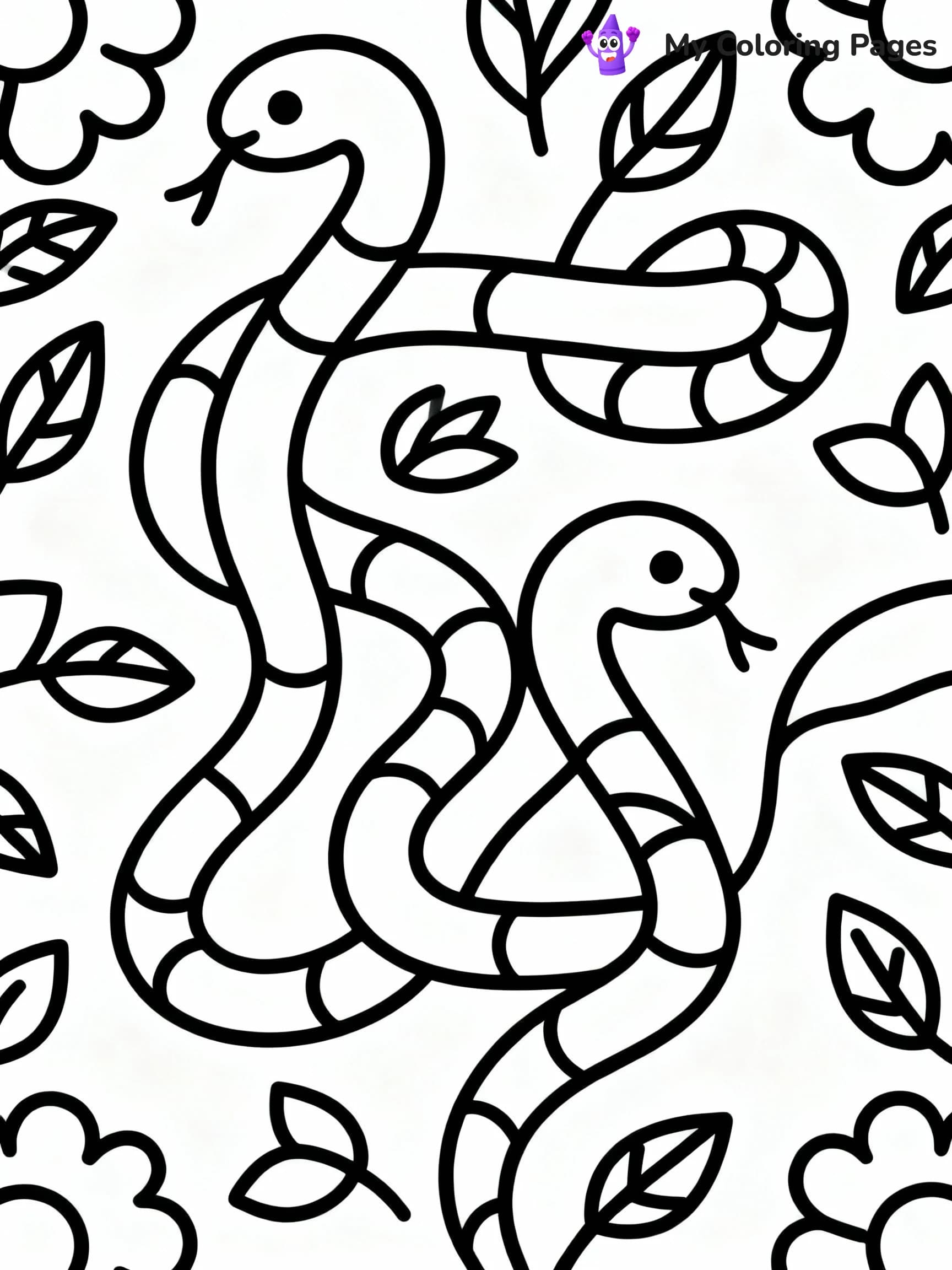 Snake Coloring Pages - 6