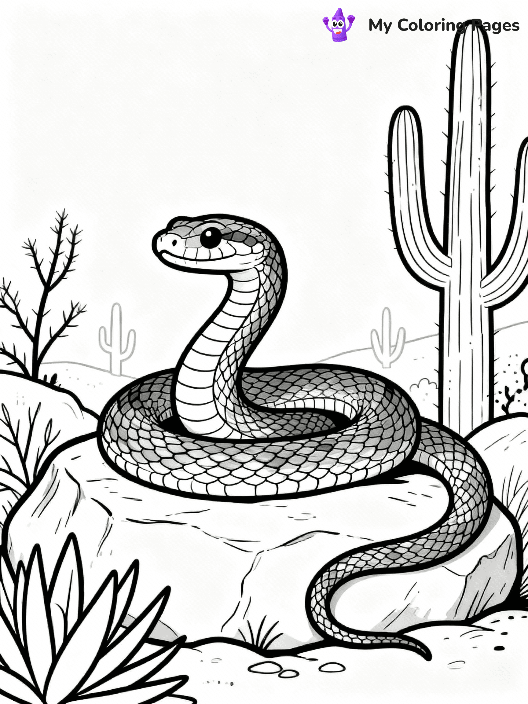 Snake Coloring Pages - 4