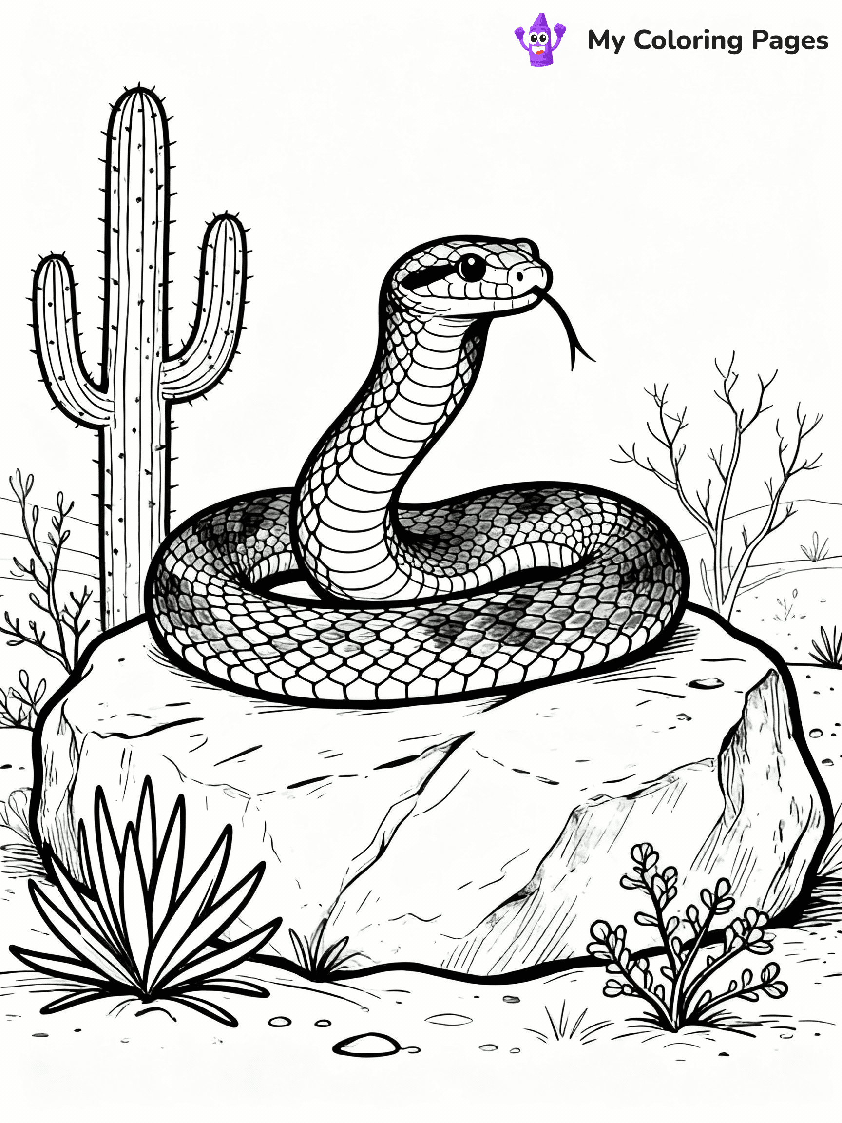 Snake Coloring Pages - 3