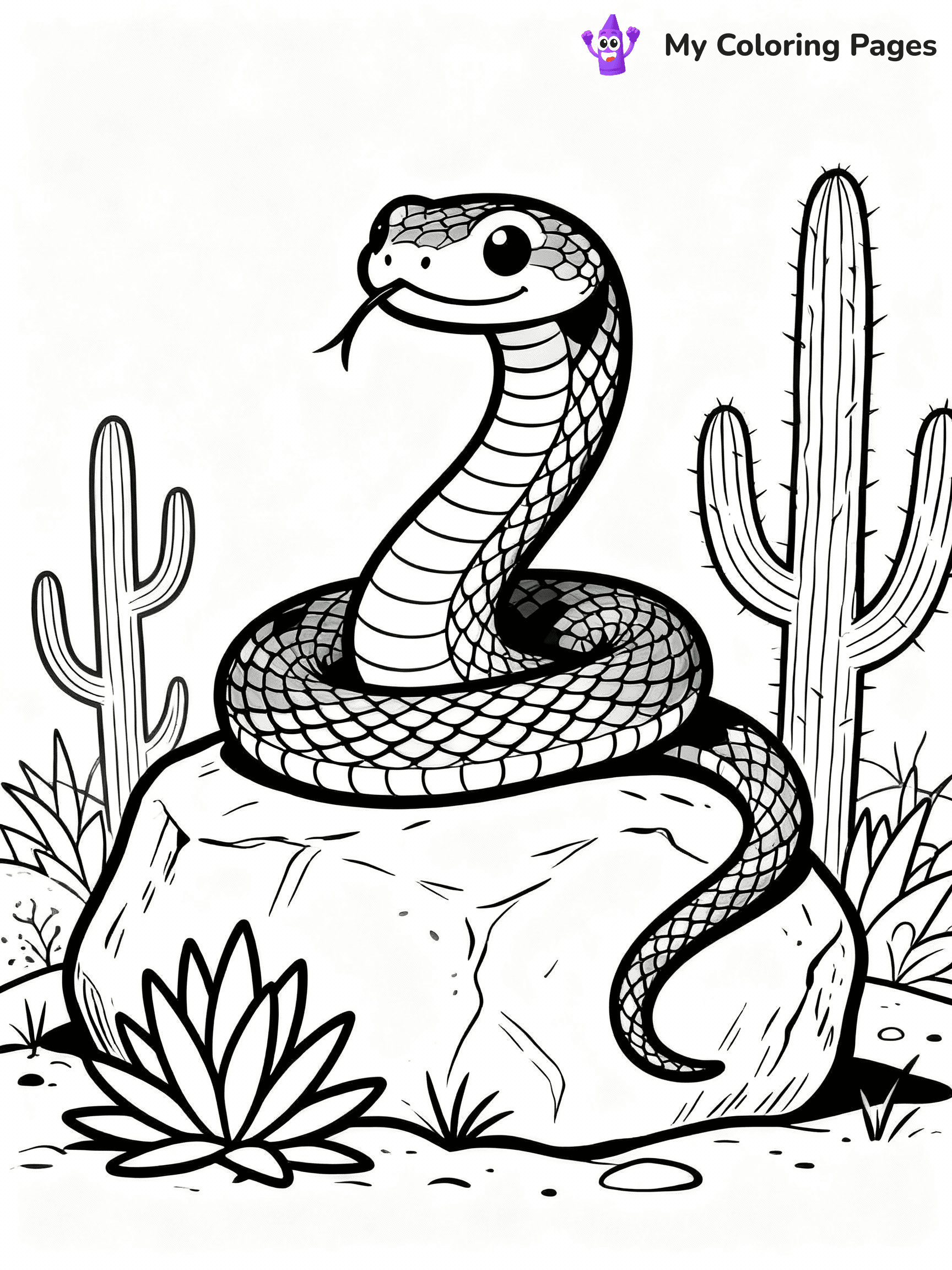 Snake Coloring Pages - 1