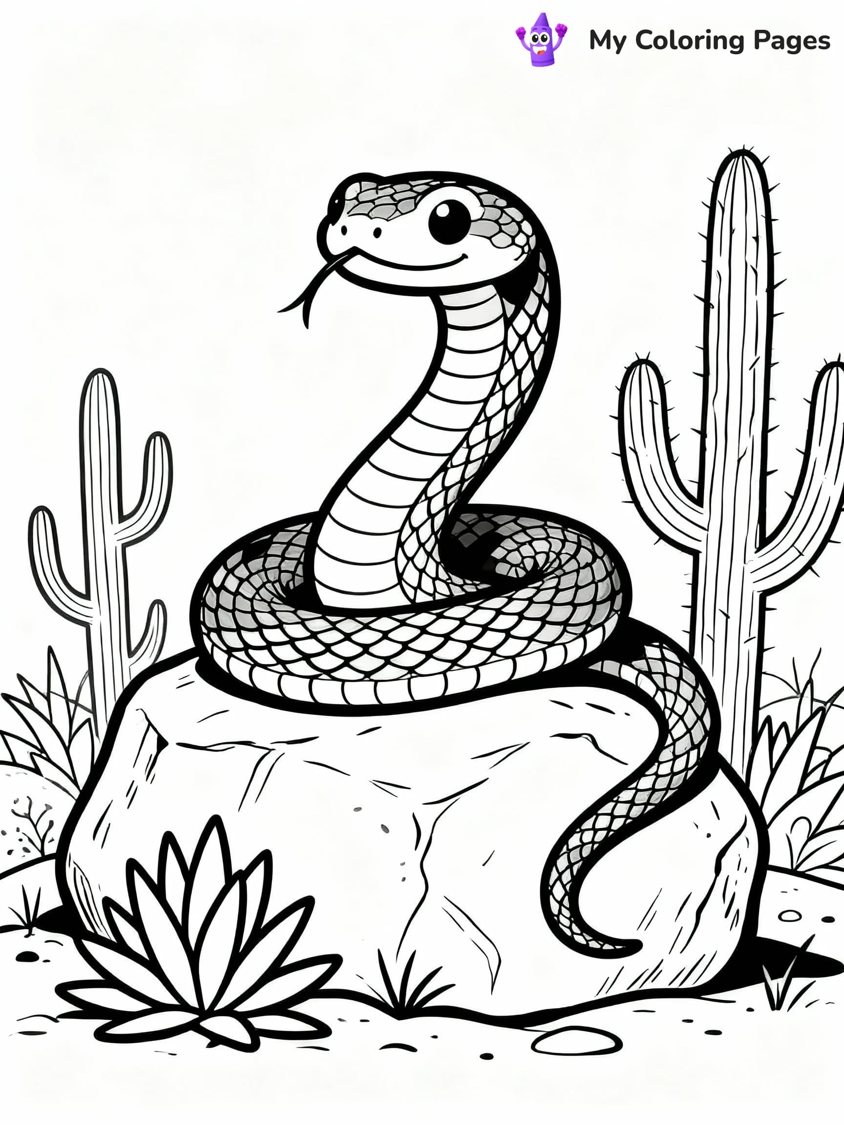 Snake Coloring Pages - 1