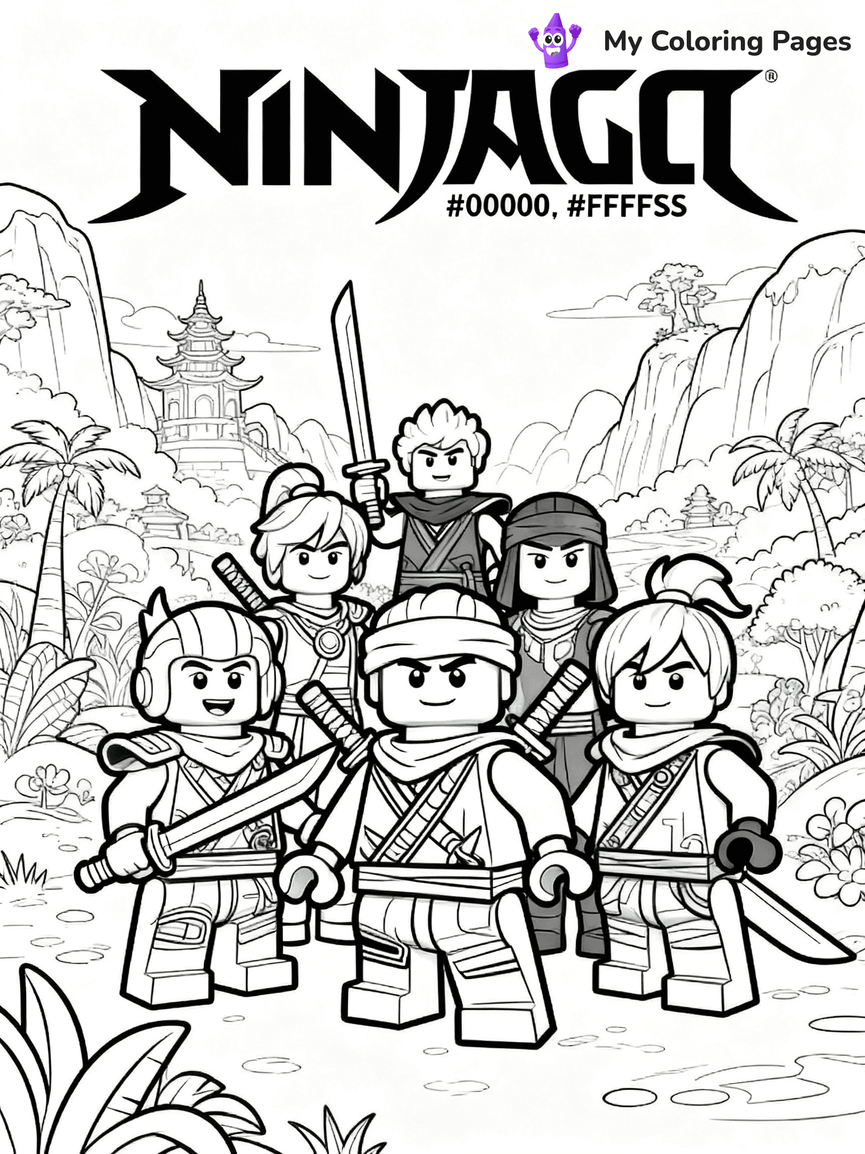 Ninjago Coloring Pages - 17