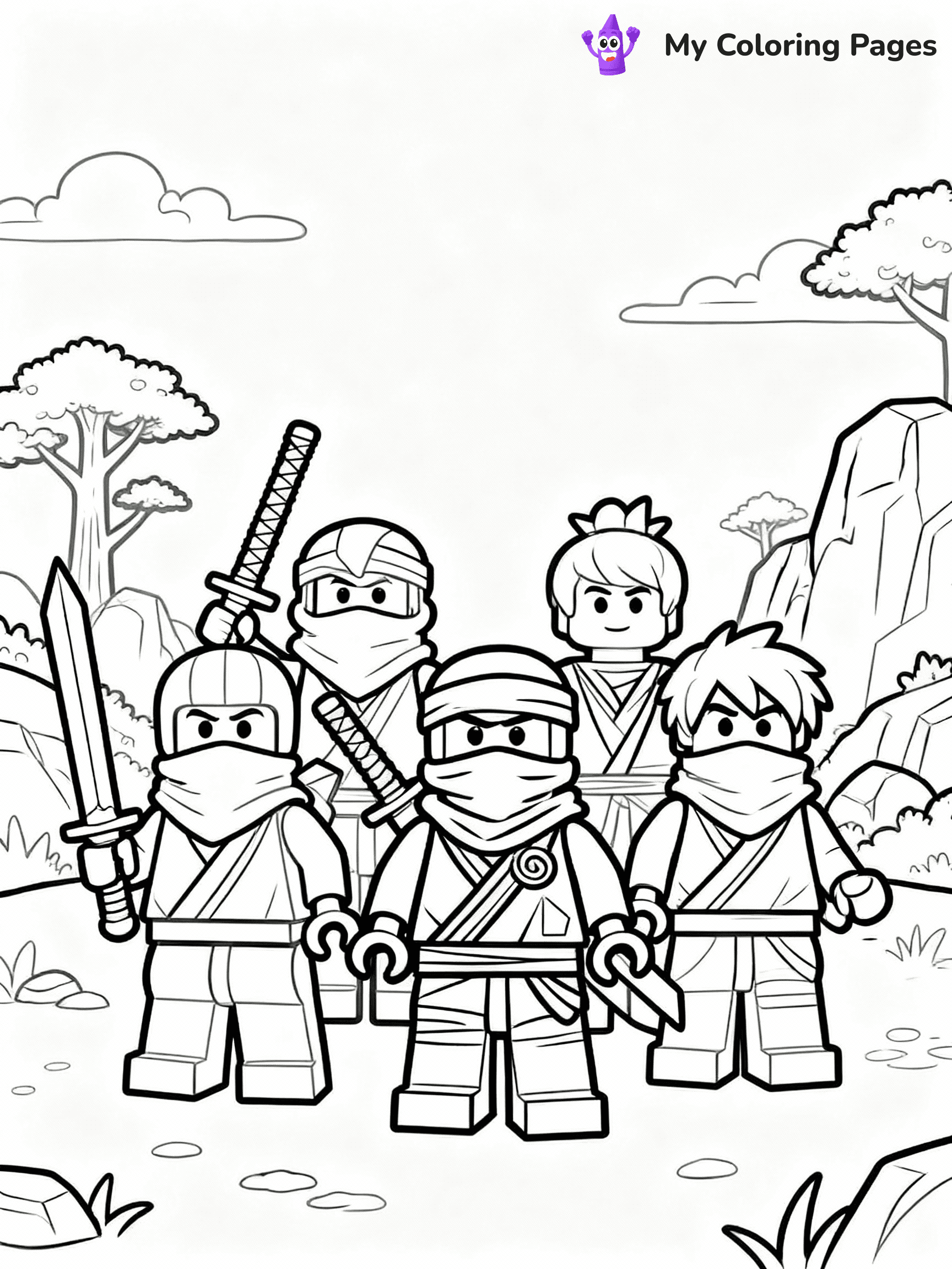 Ninjago Coloring Pages - 13