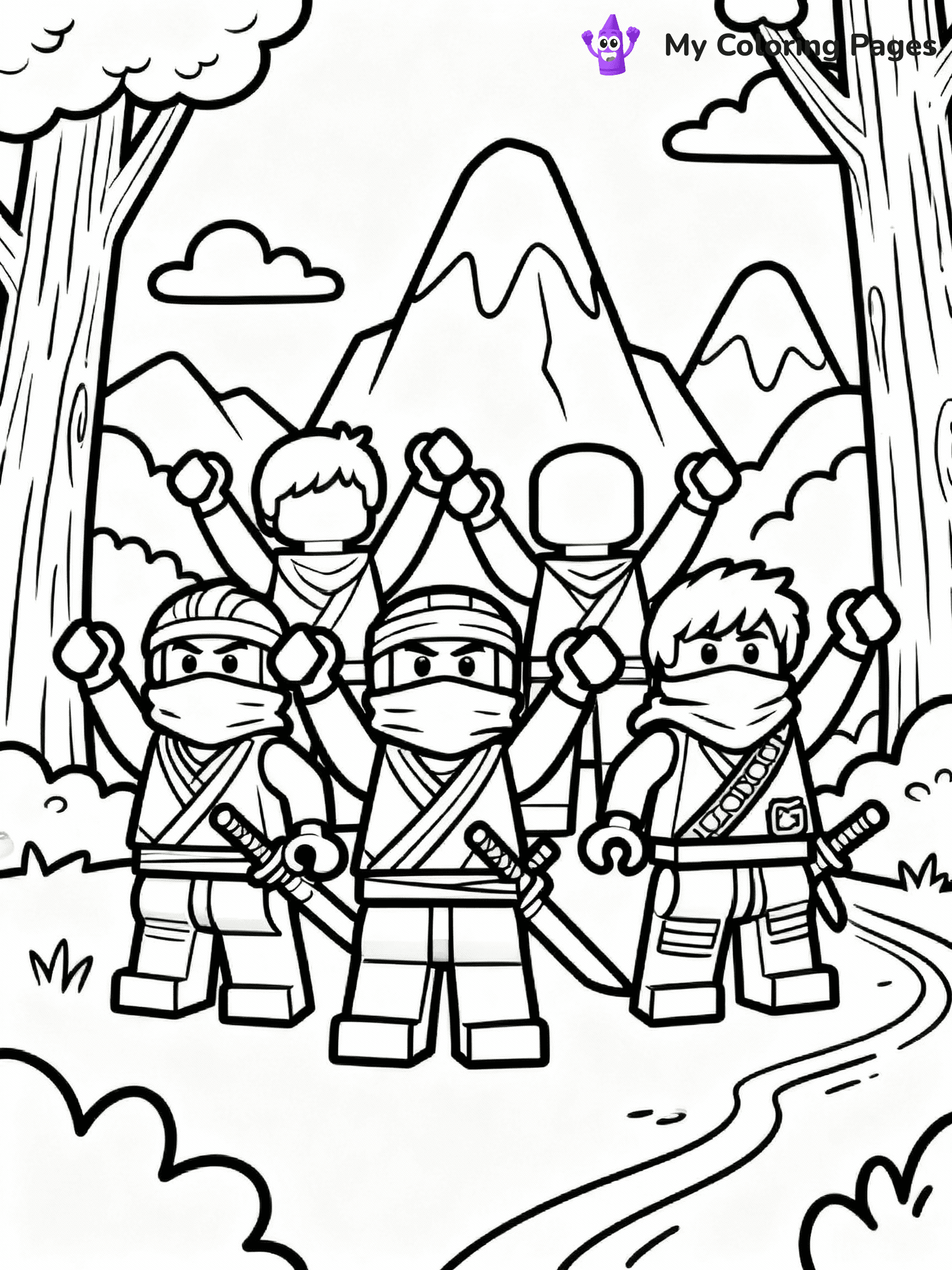 Ninjago Coloring Pages - 12