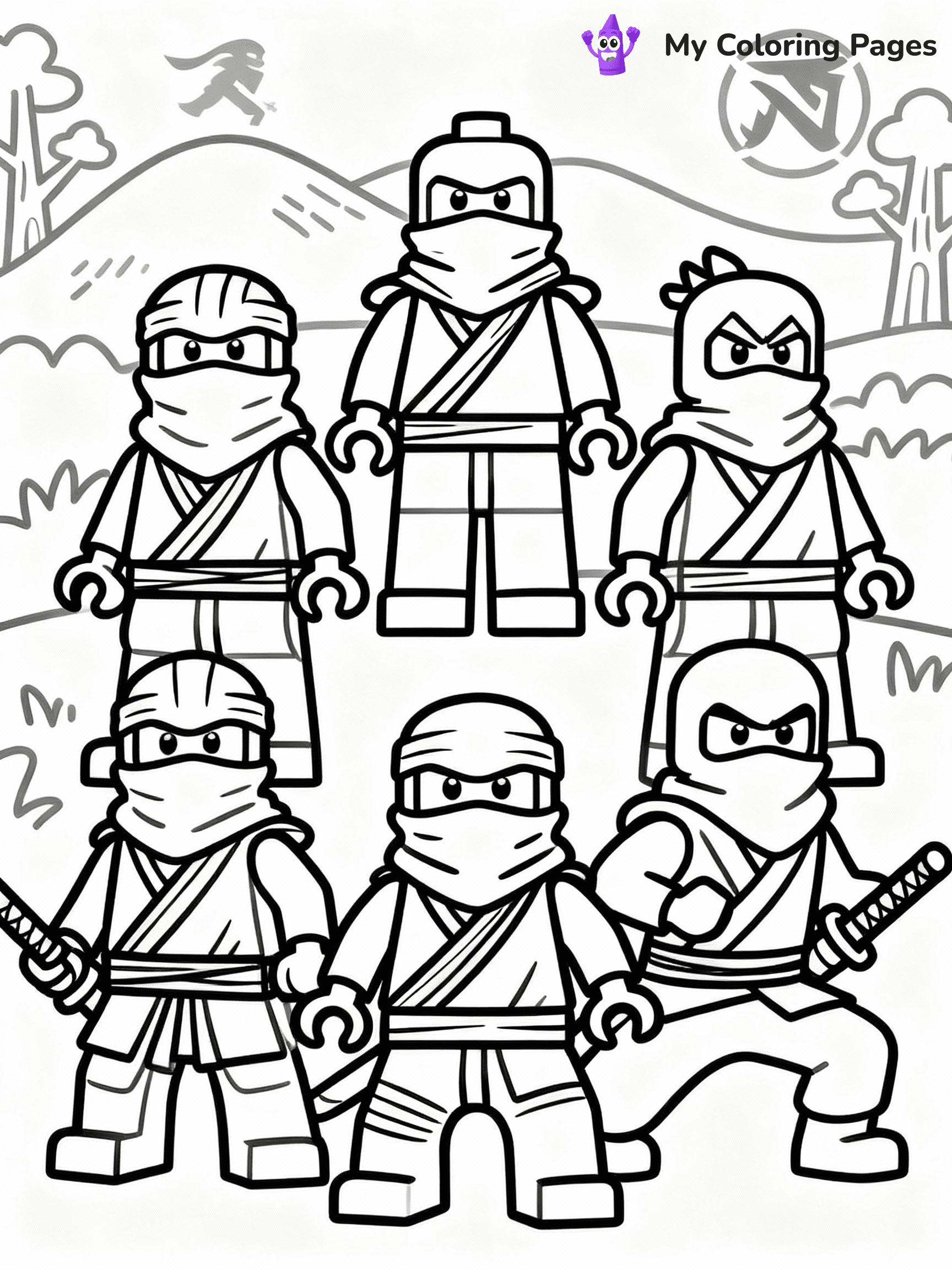 Ninjago Coloring Pages - 10