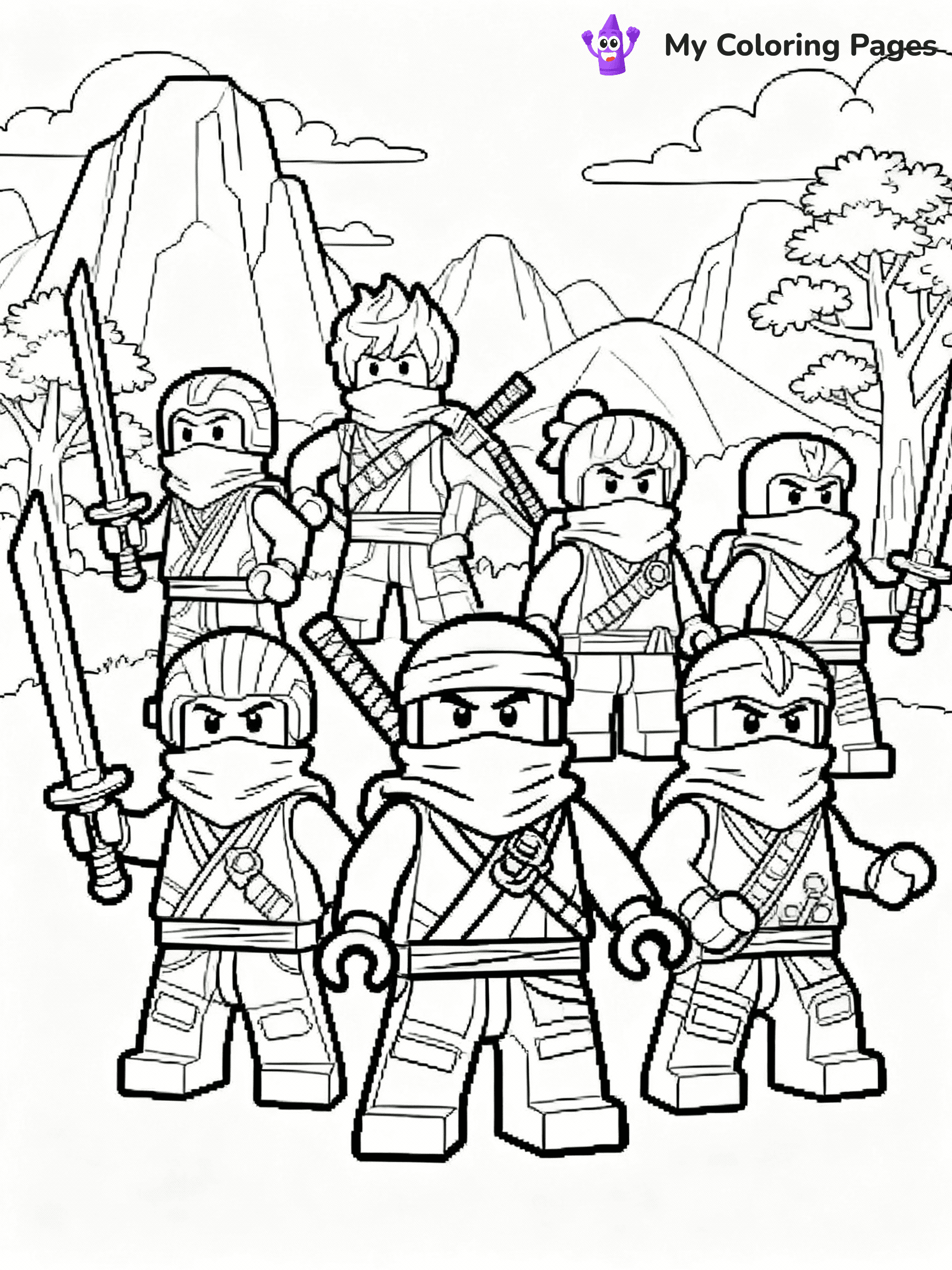 Ninjago Coloring Pages - 8