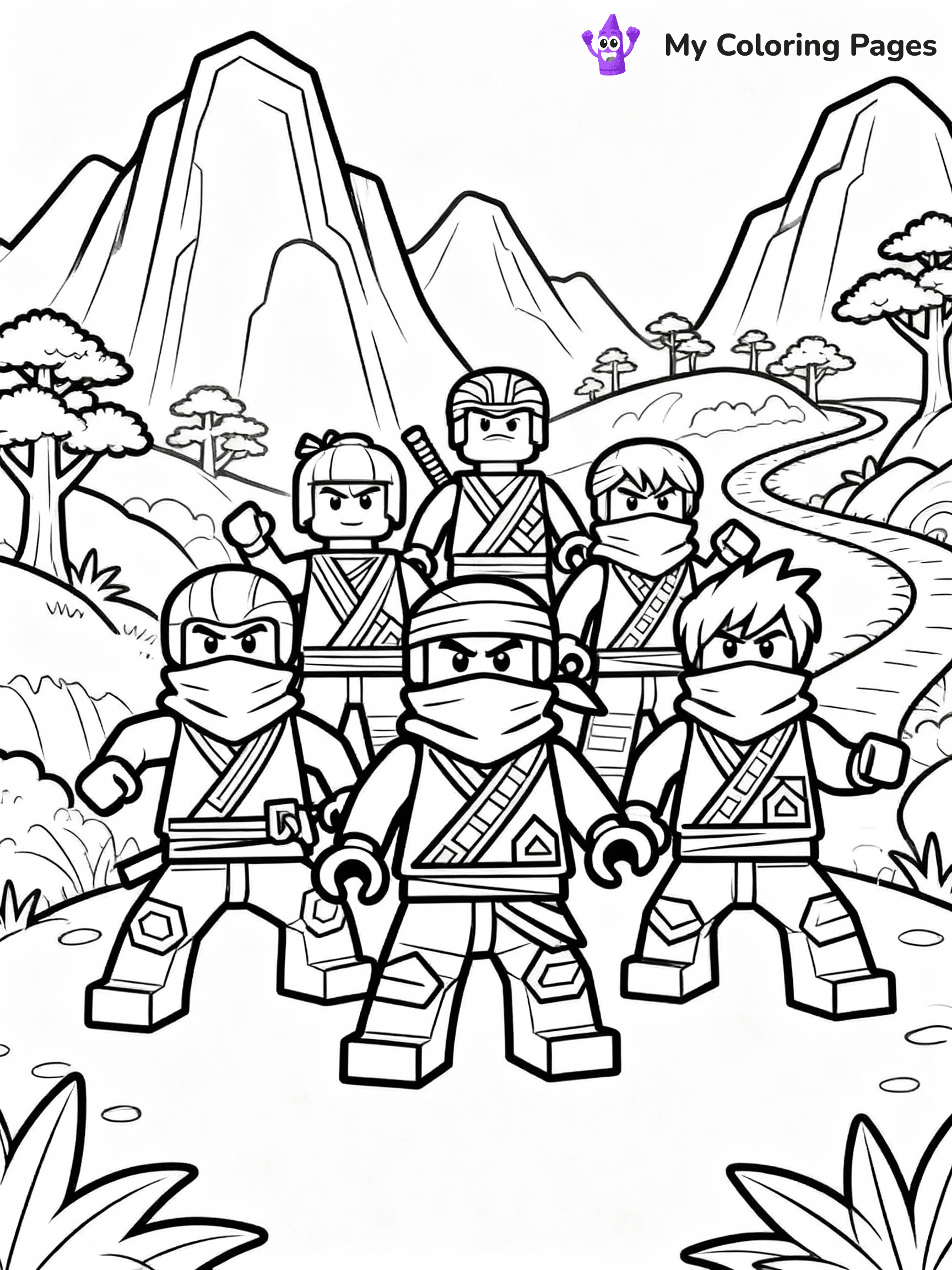 Ninjago Coloring Pages - 7