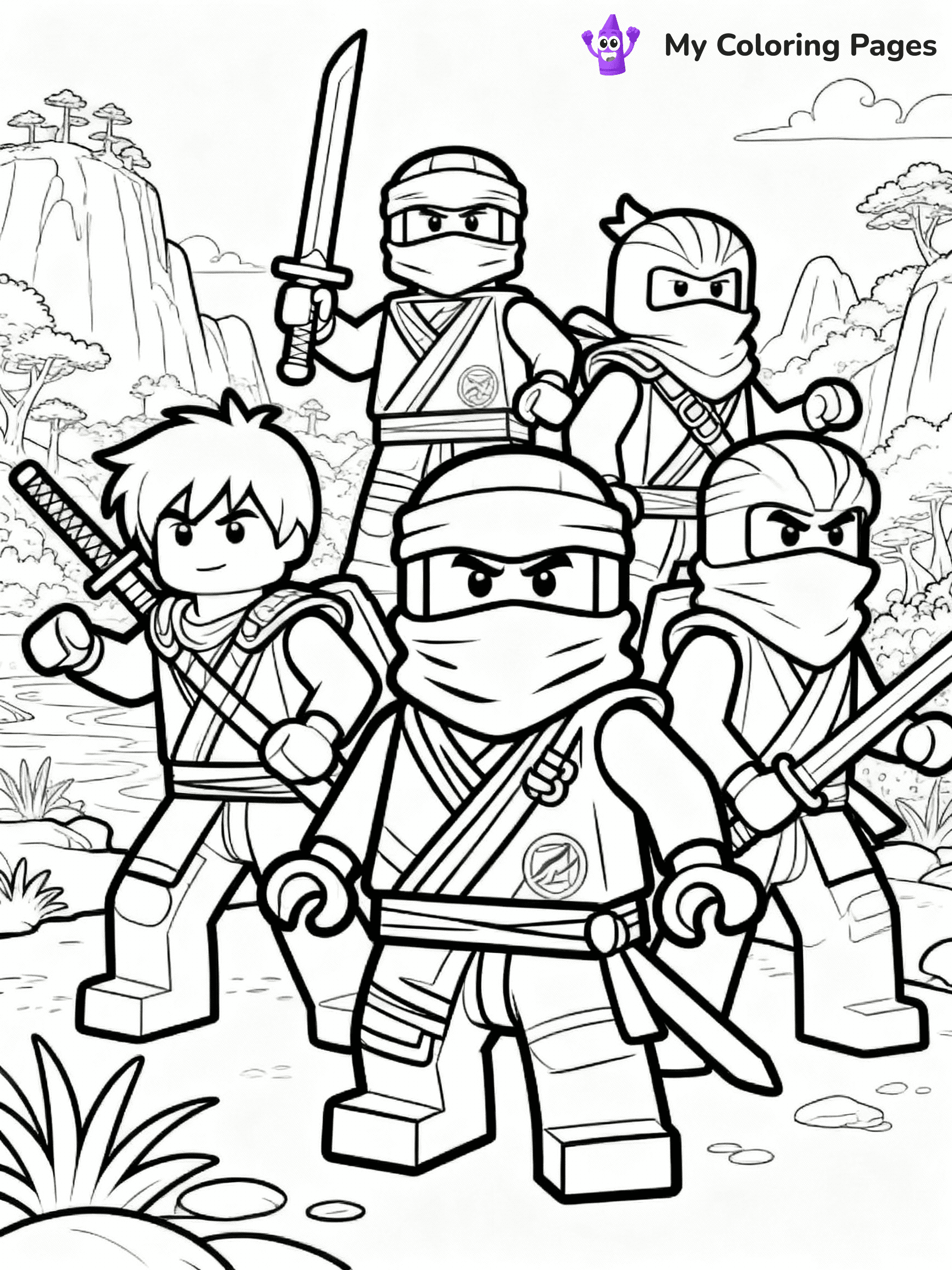 Ninjago Coloring Pages - 6