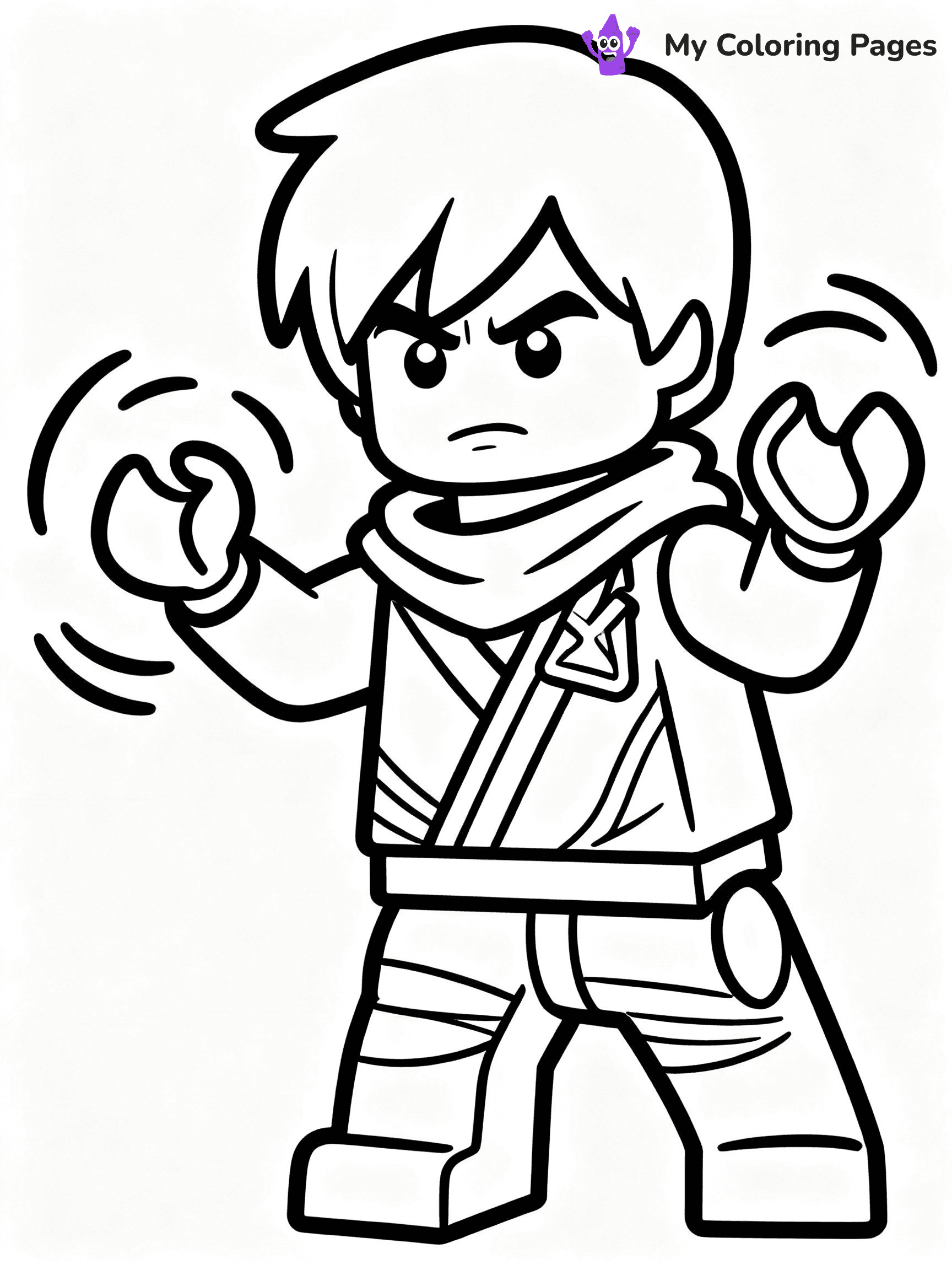 Ninjago Coloring Pages - 1