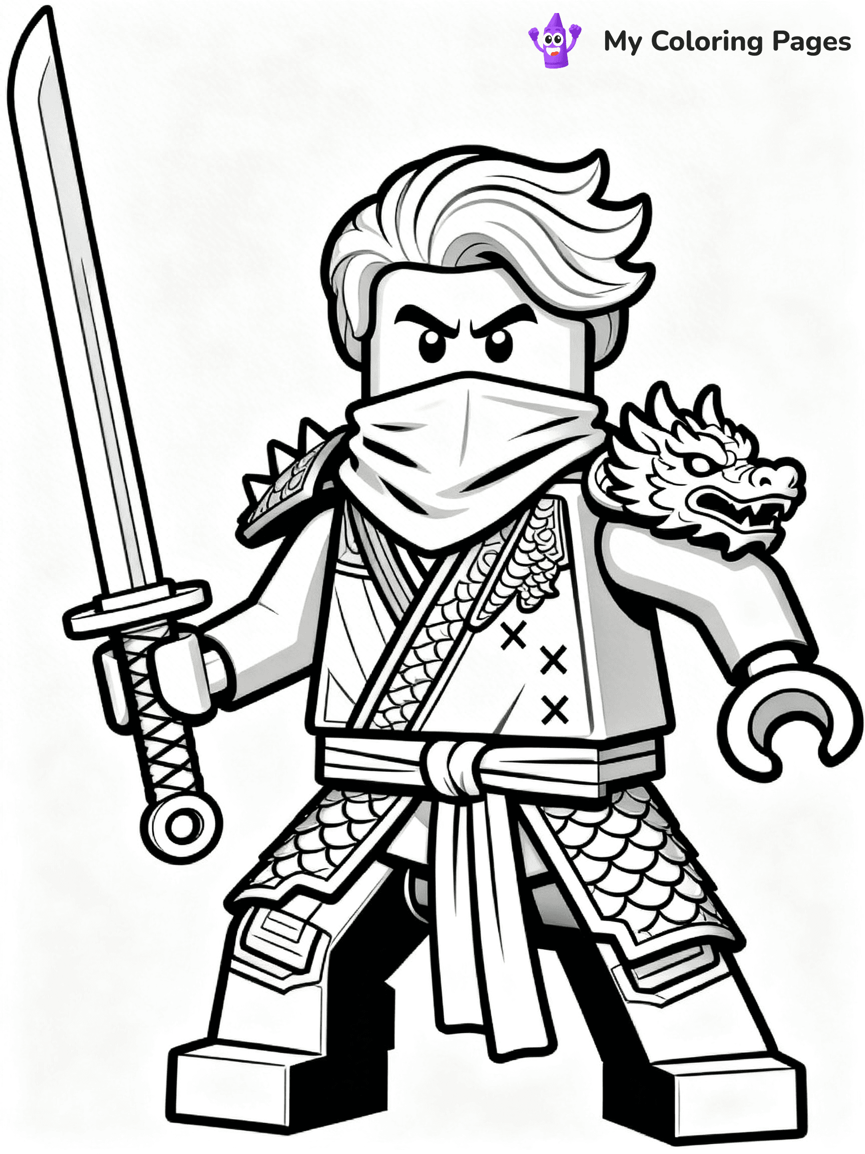 Ninjago Coloring Pages - 13