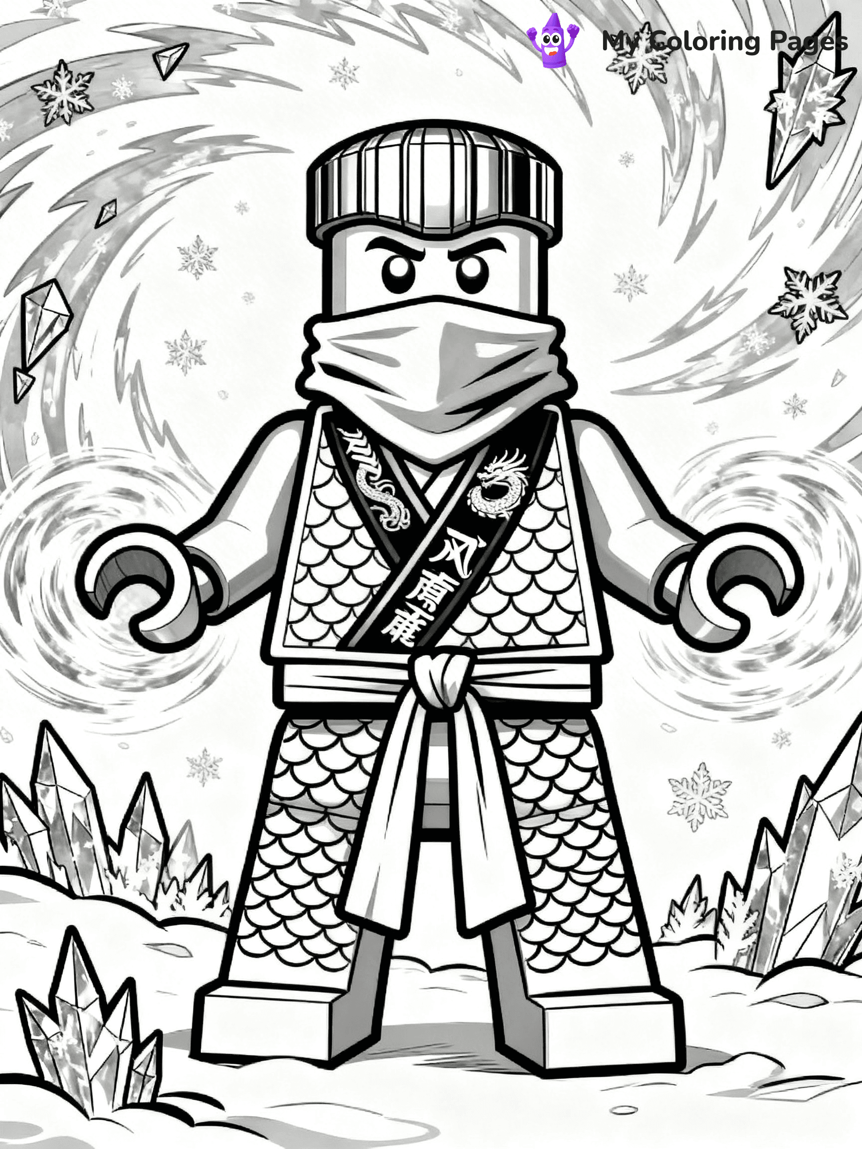 Ninjago Coloring Pages - 10