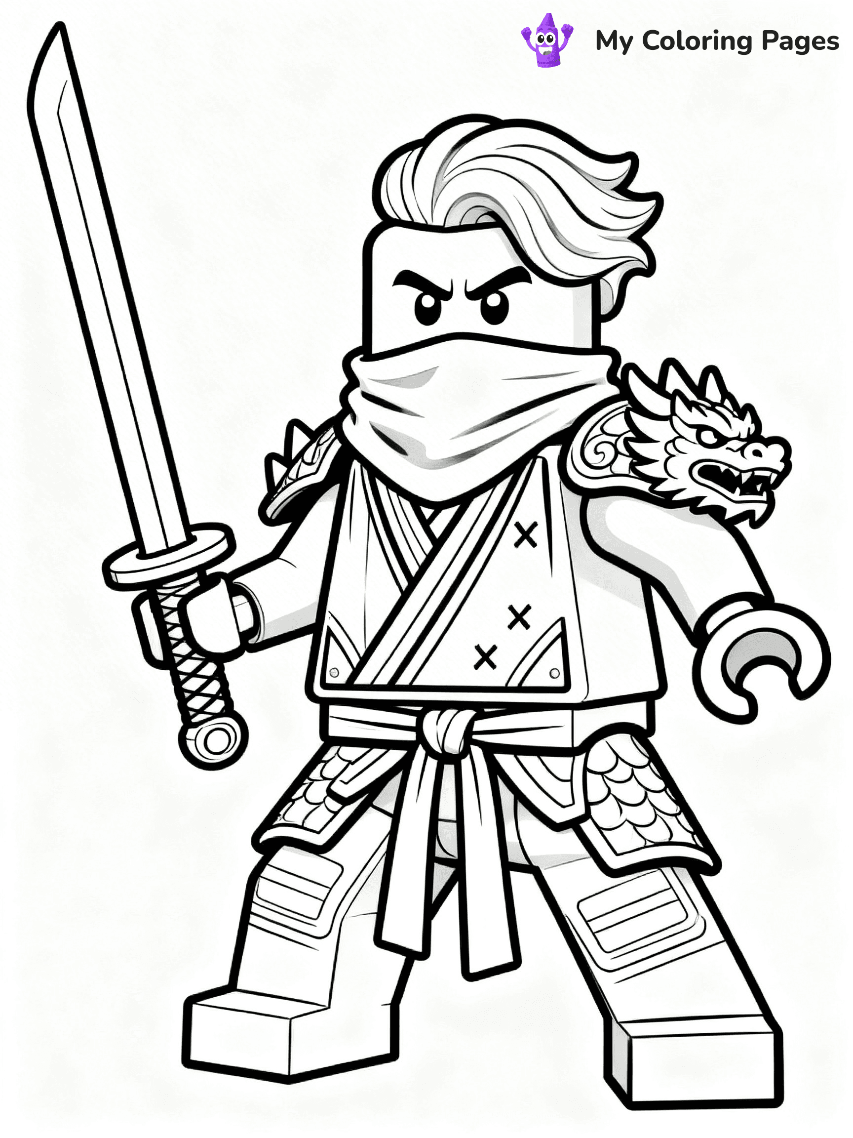 Ninjago Coloring Pages - 9