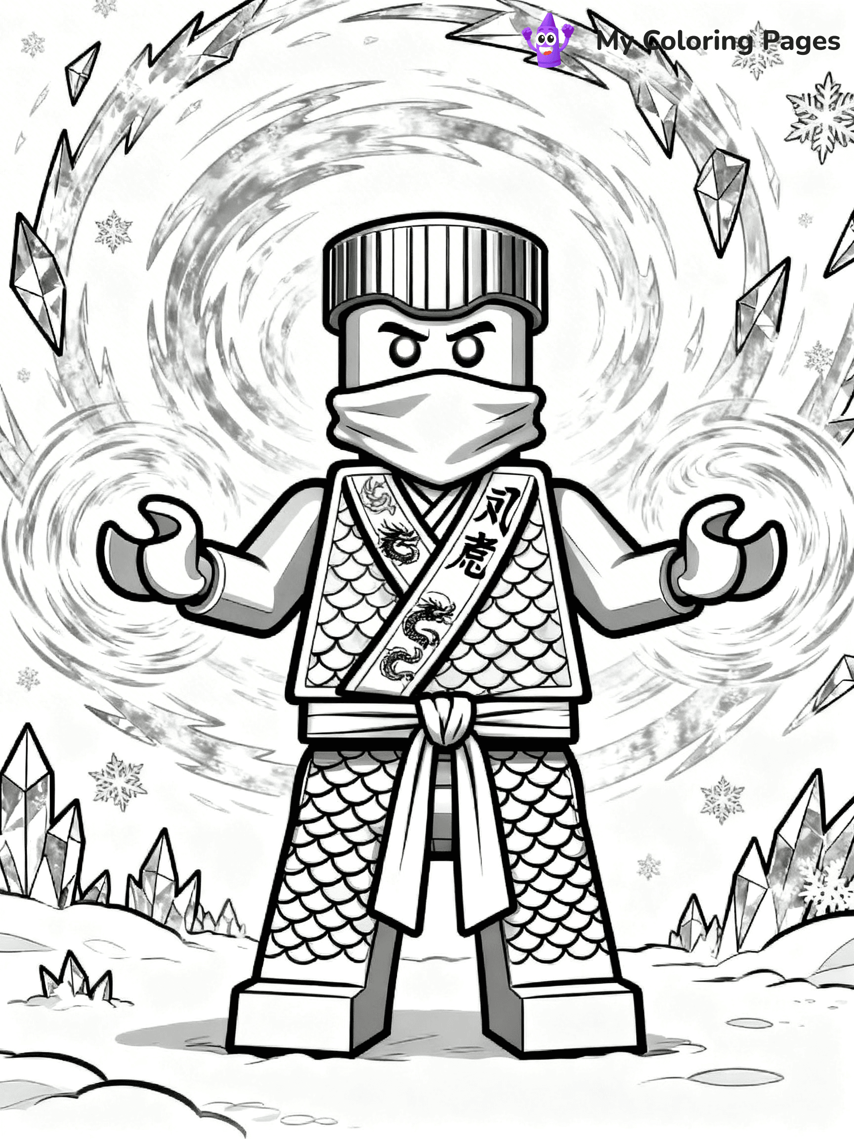 Ninjago Coloring Pages - 8