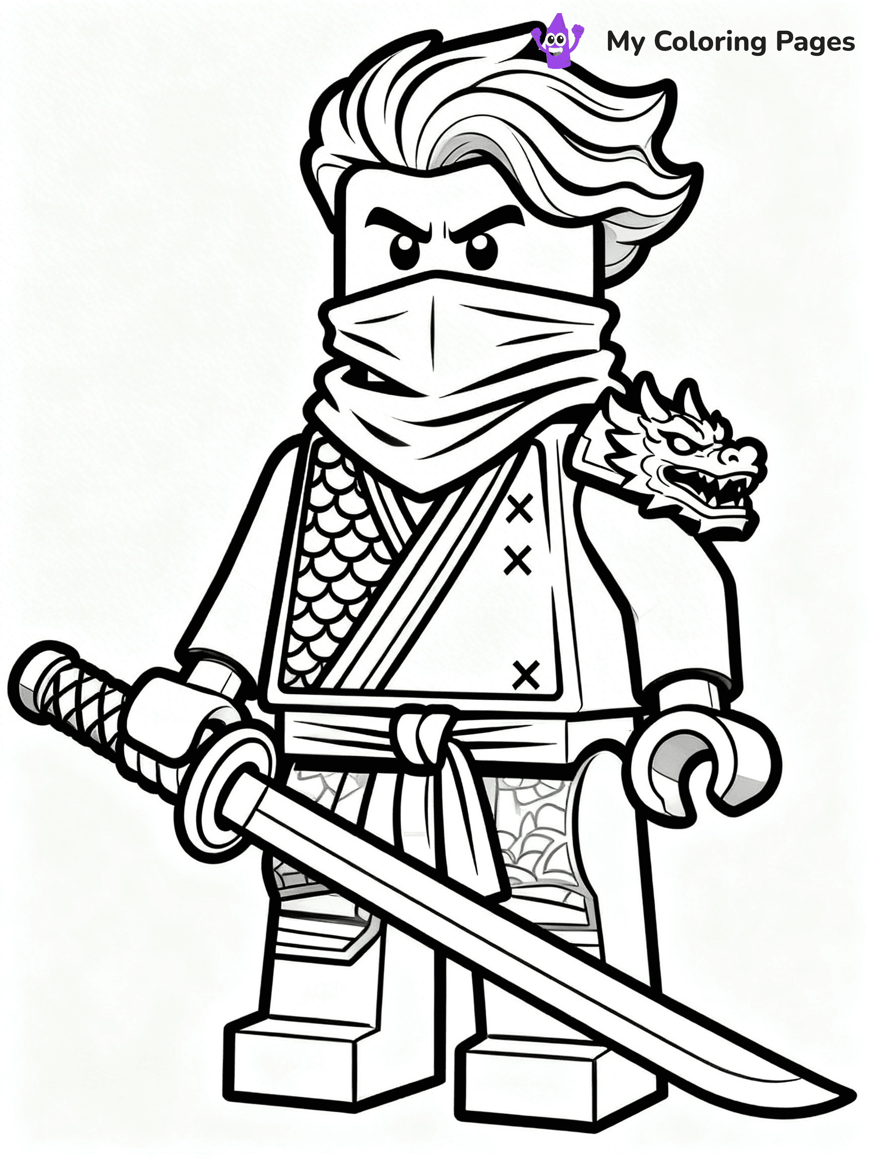Ninjago Coloring Pages - 7