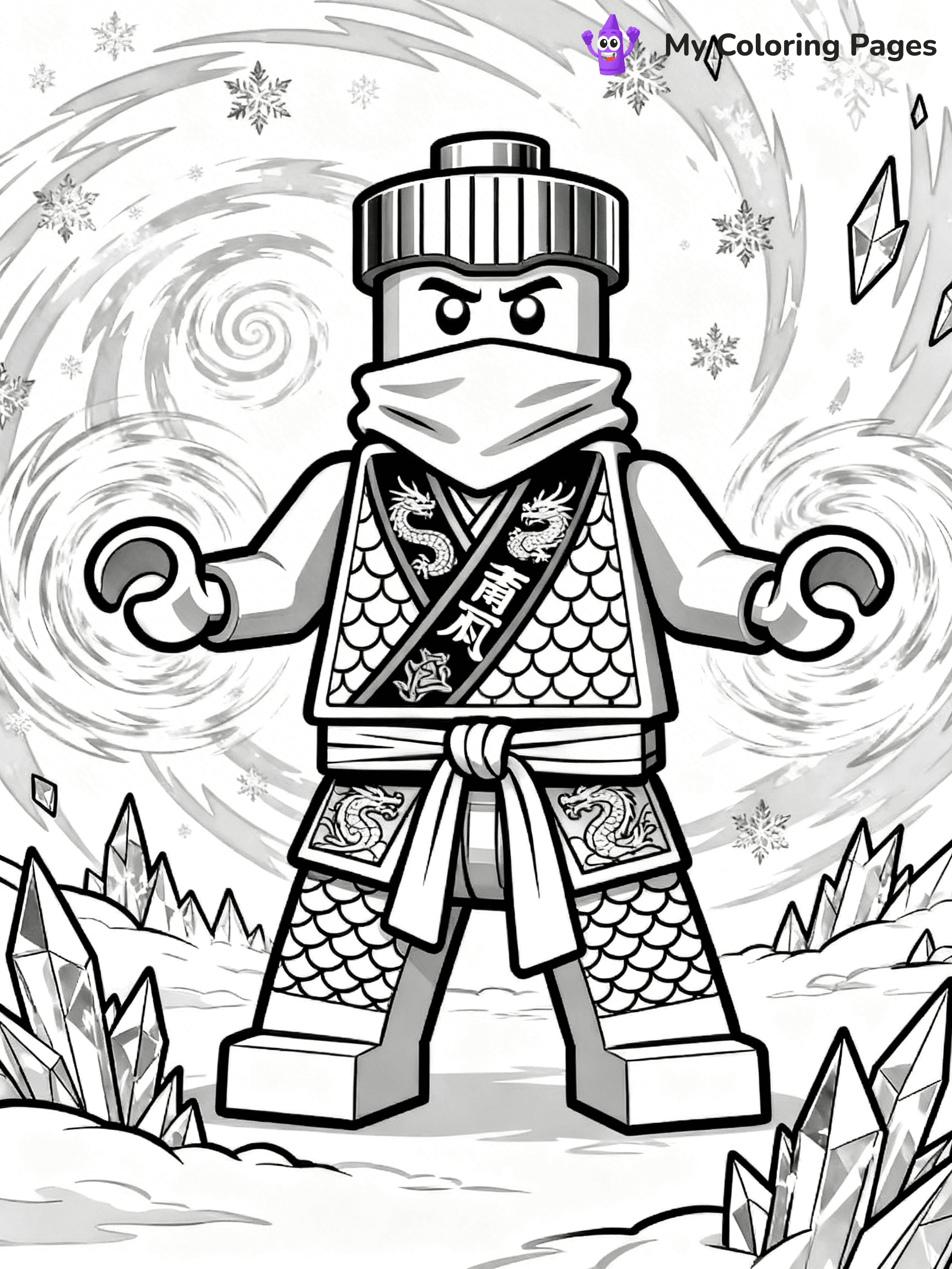 Ninjago Coloring Pages - 6