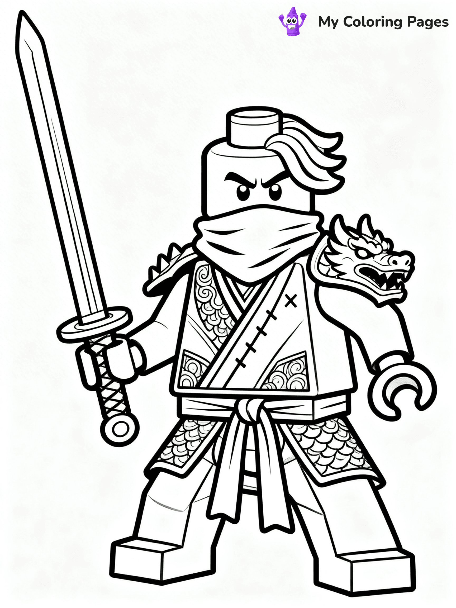 Ninjago Coloring Pages - 4