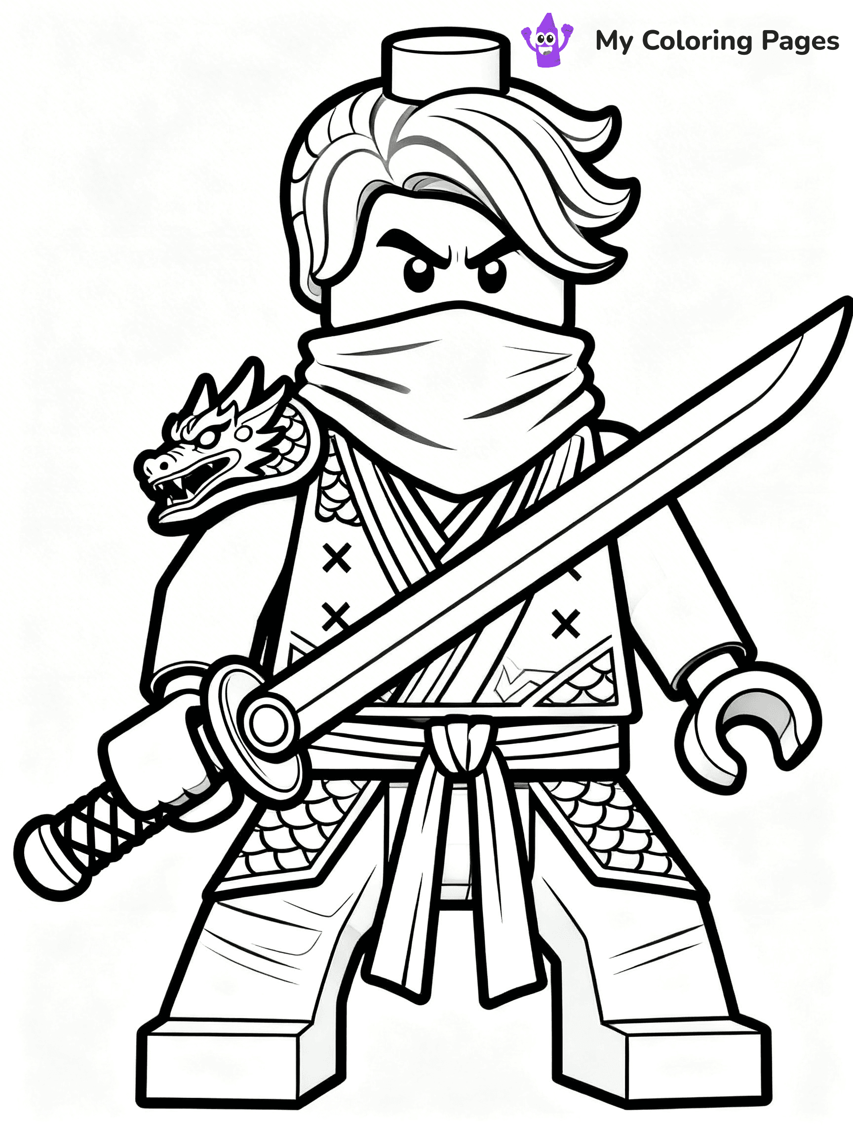 Ninjago Coloring Pages - 2