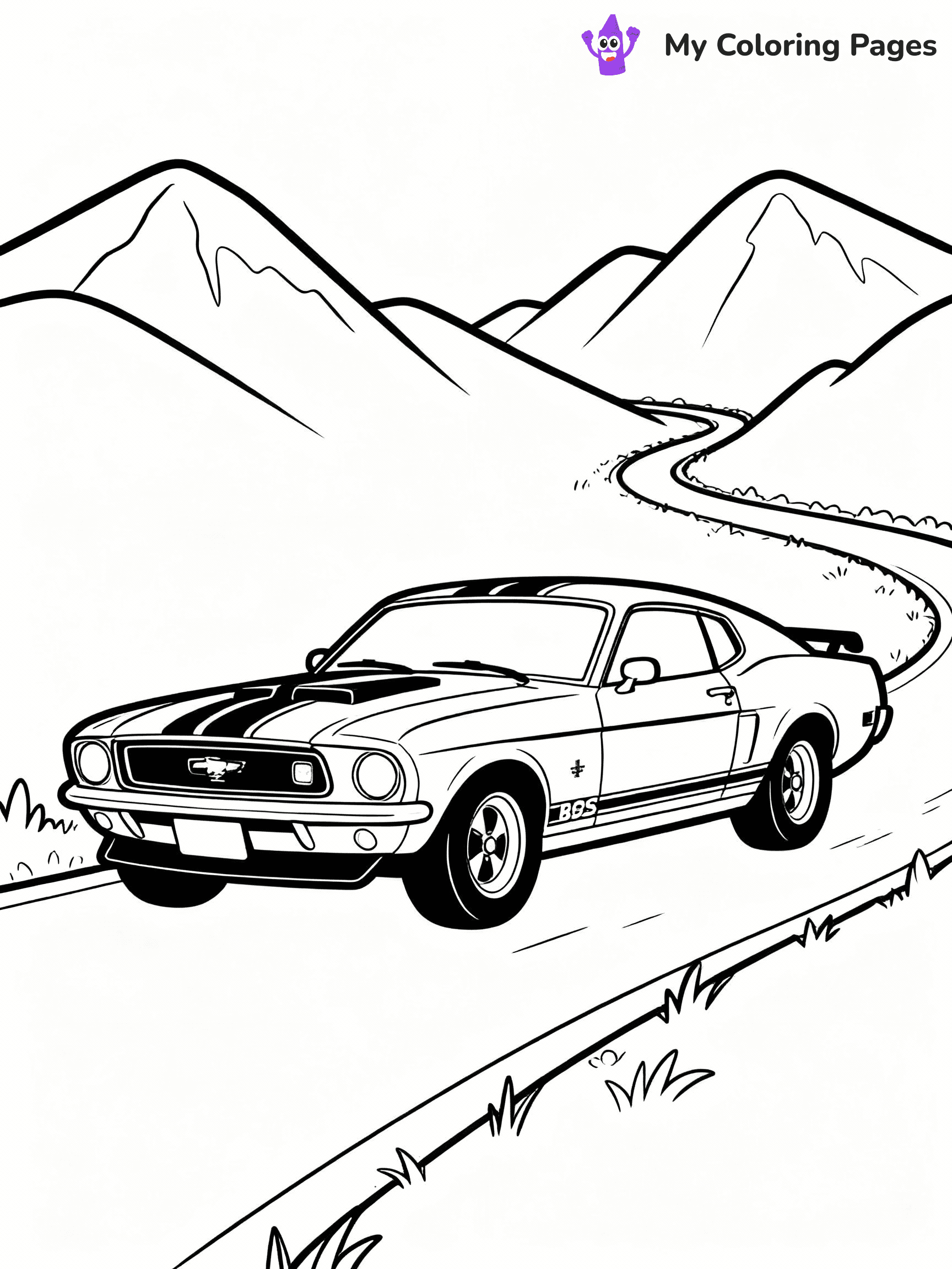Mustang Coloring Pages - 25