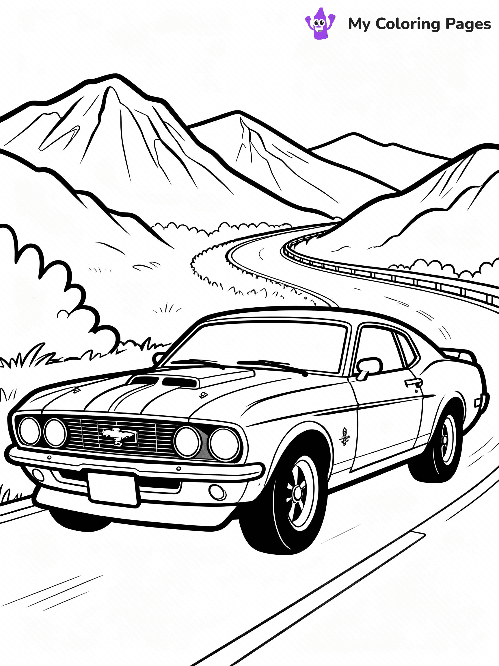 Mustang Coloring Pages - 23