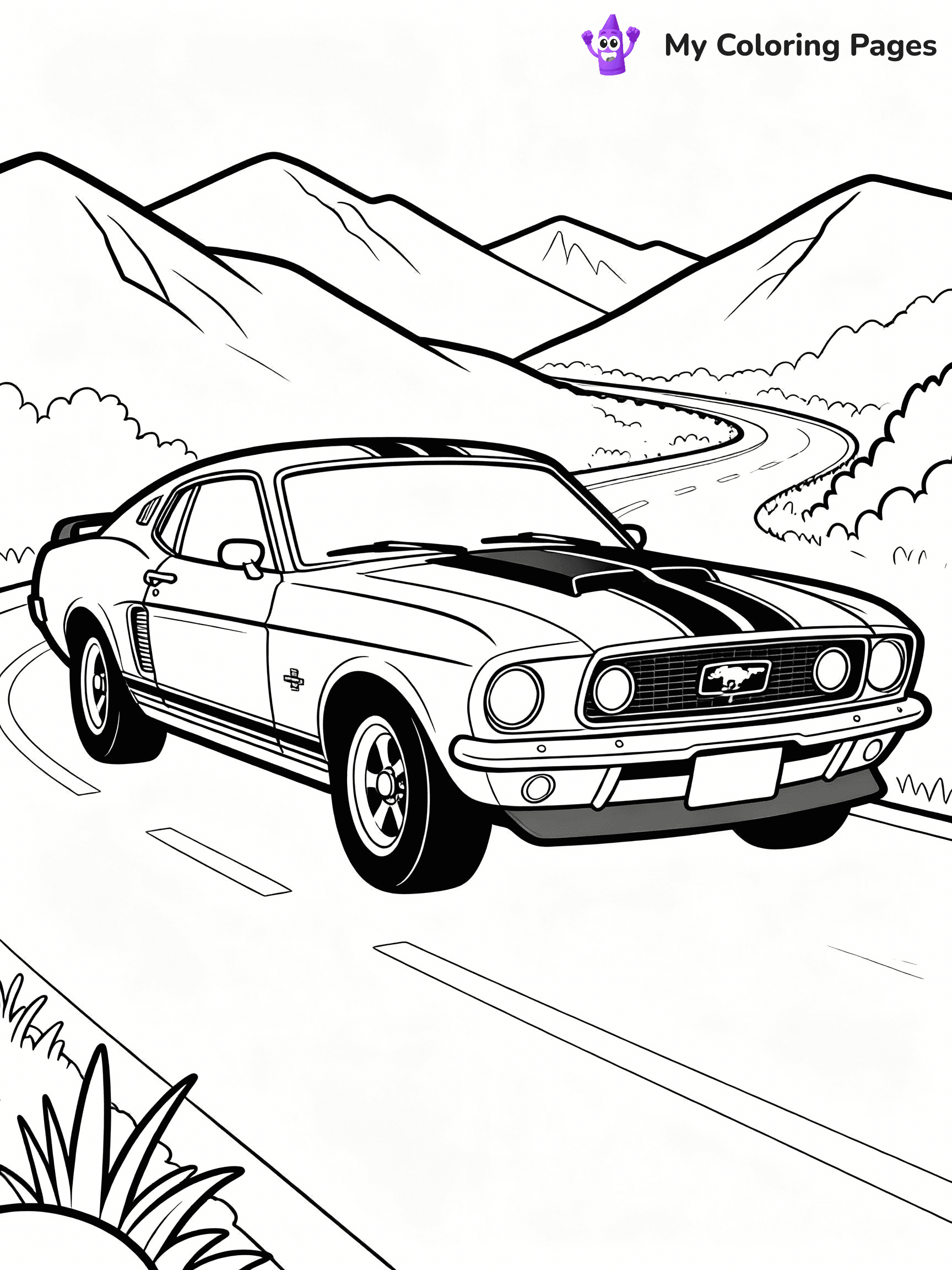 Mustang Coloring Pages - 22