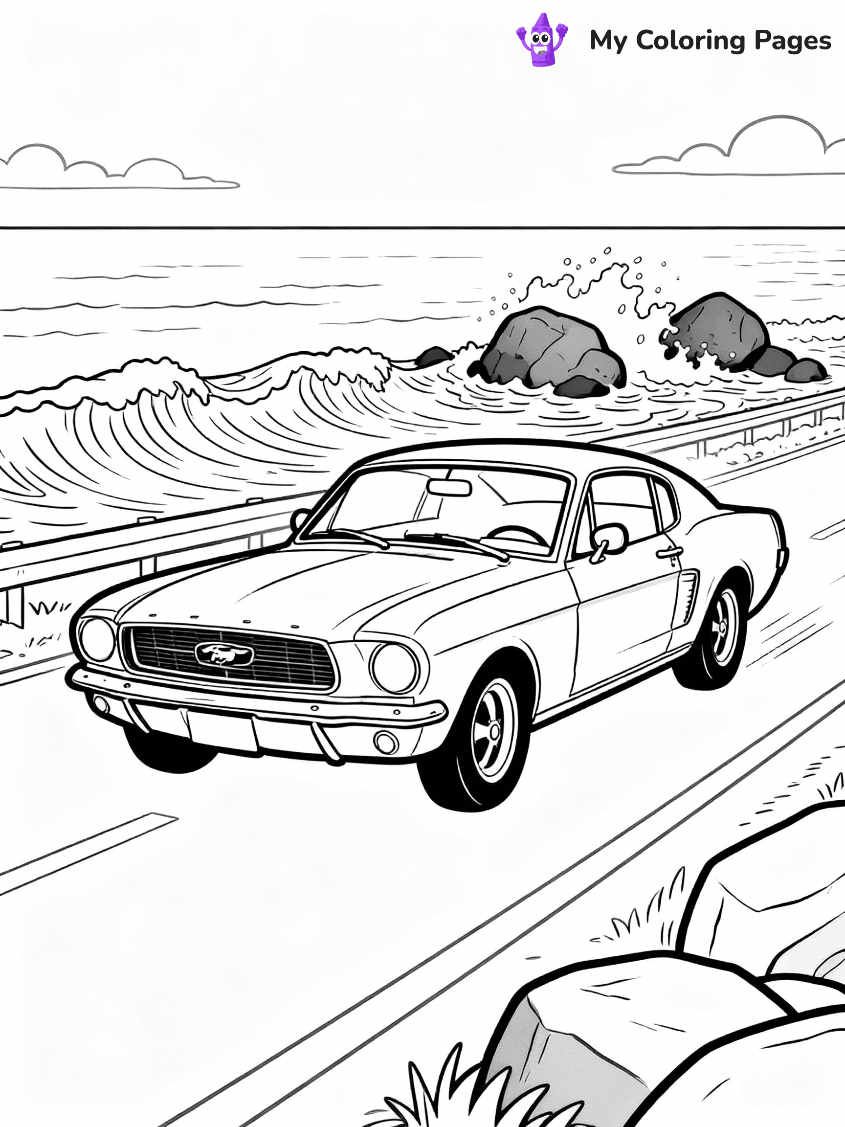 Mustang Coloring Pages - 17