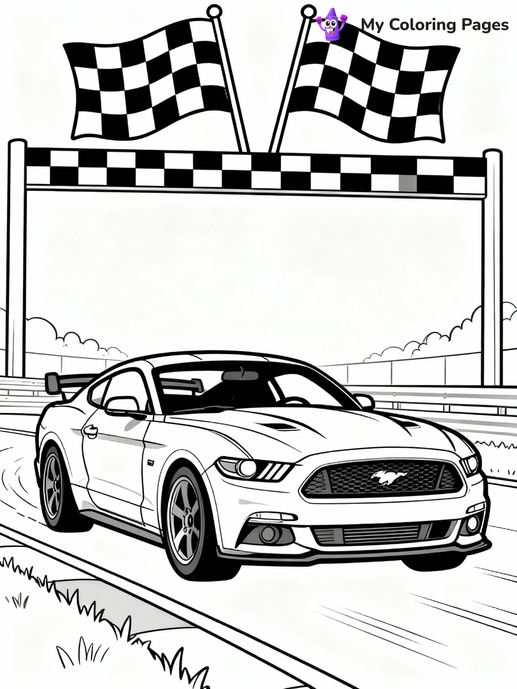 Mustang Coloring Pages - 14
