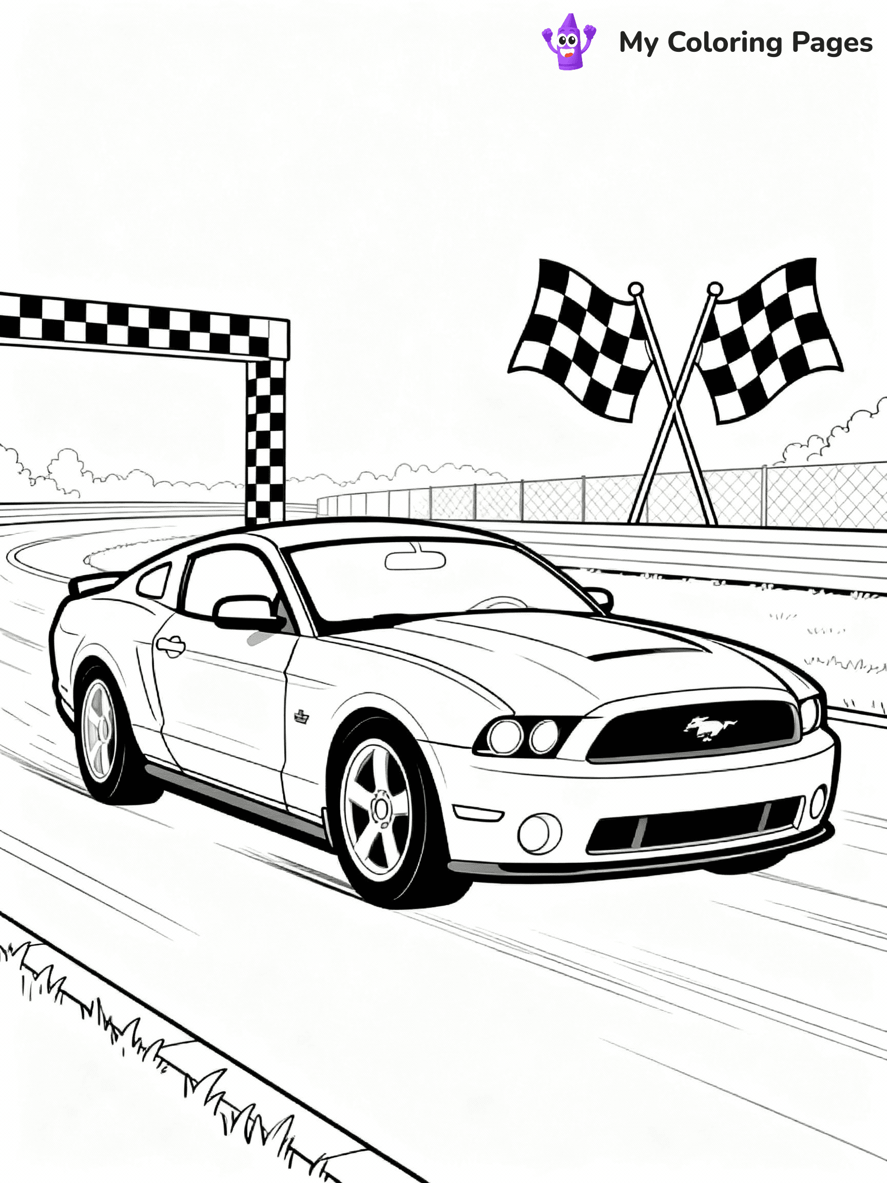 Mustang Coloring Pages - 13