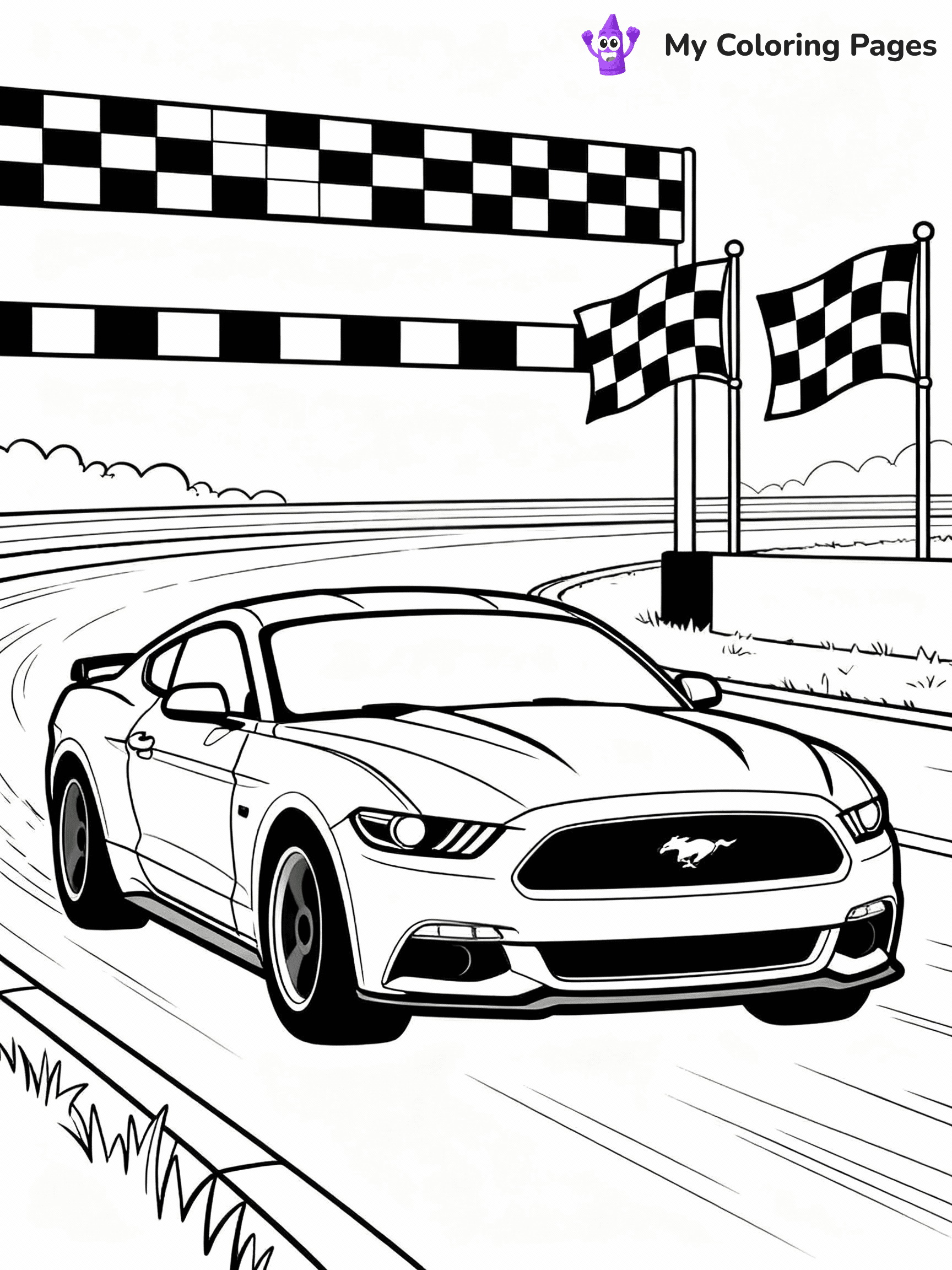 Mustang Coloring Pages - 11